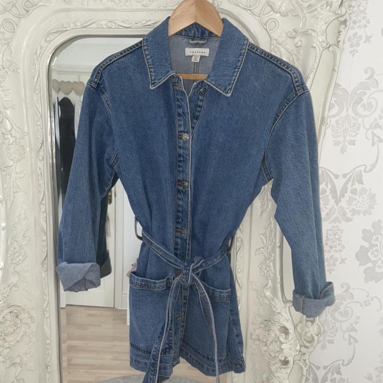 Topshop womens denim shirt hotsell