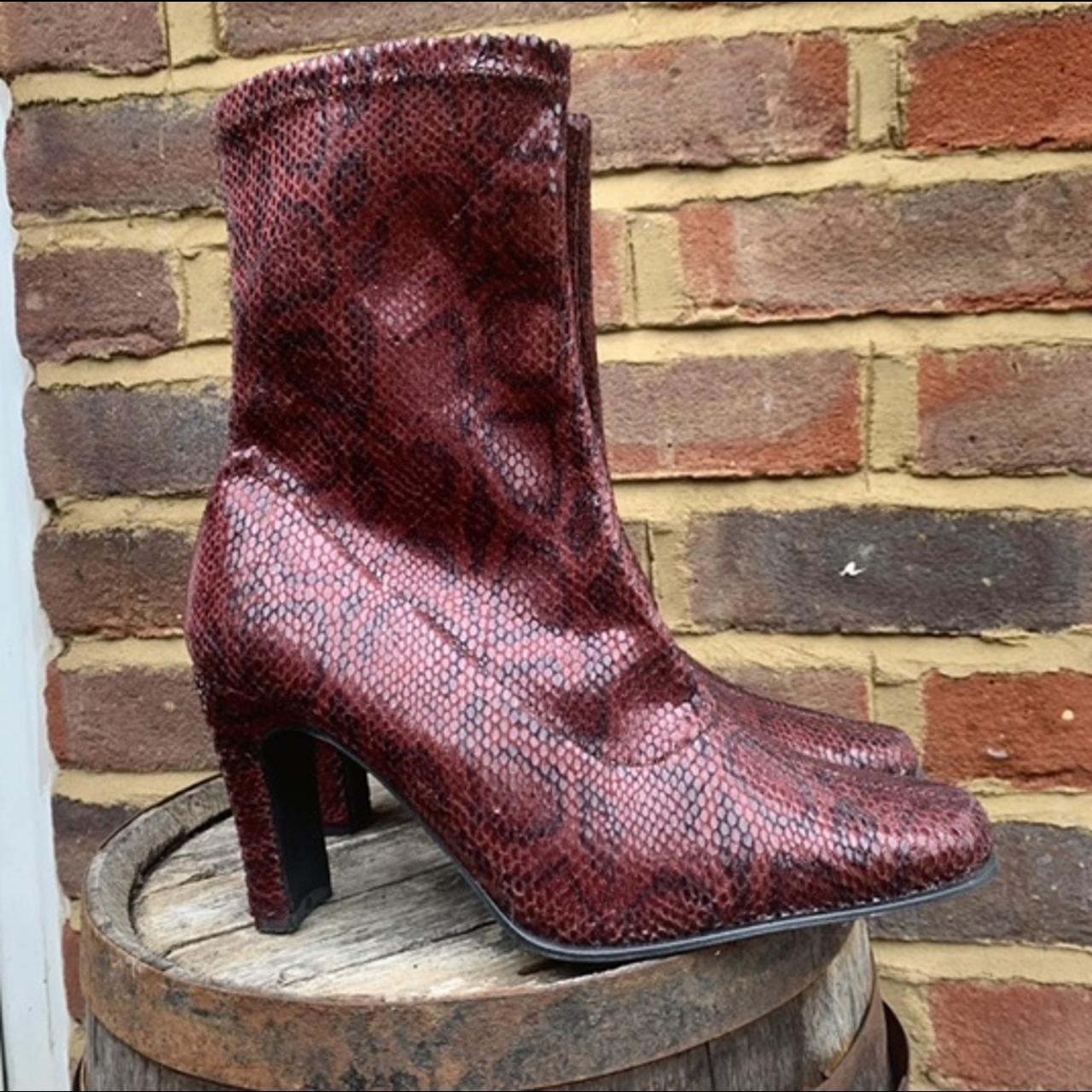 womens red boots uk