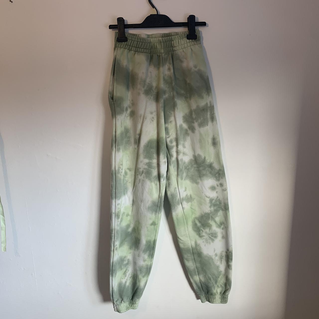 Topshop green tie dye joggers sale