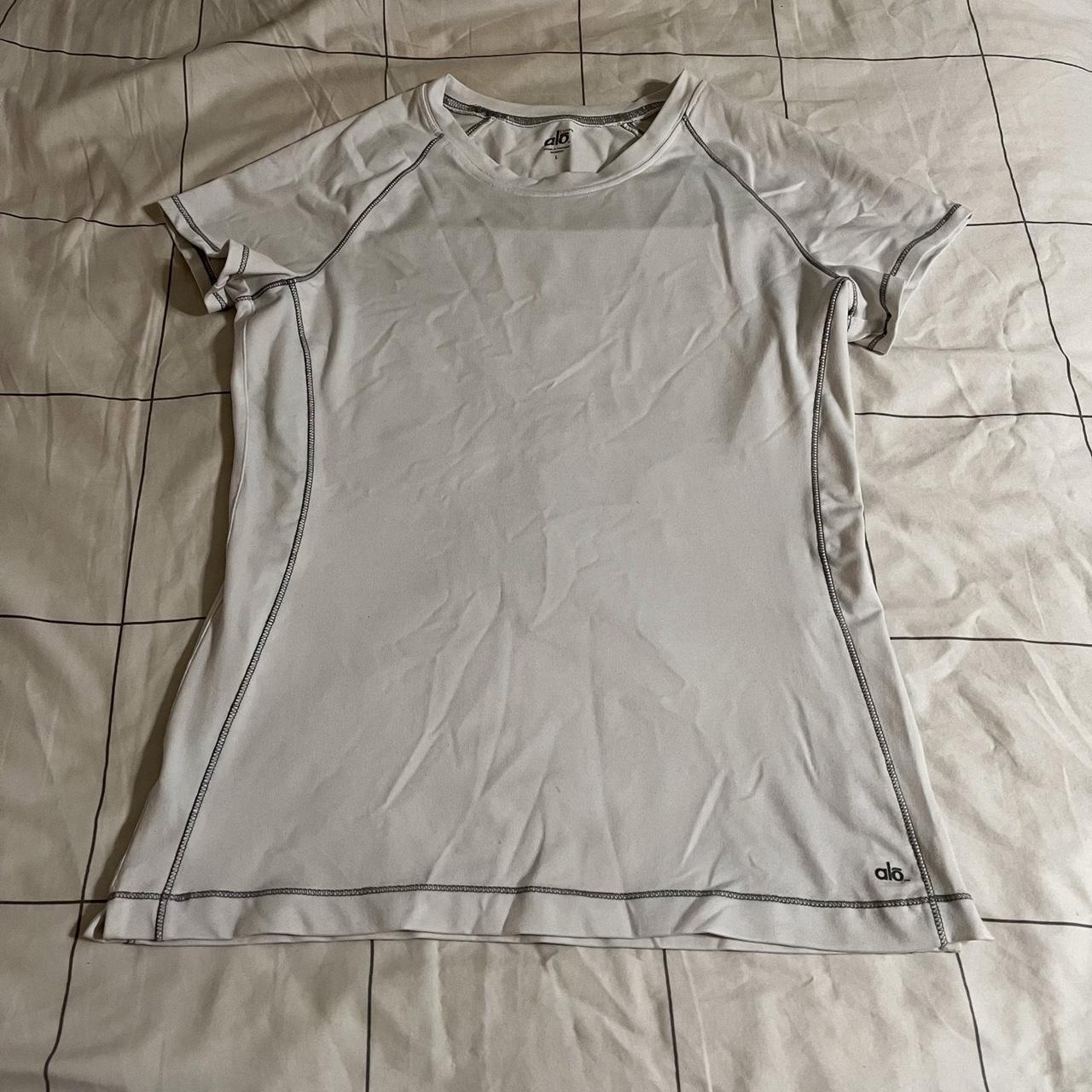 Product Image 1 - Gently used white workout top