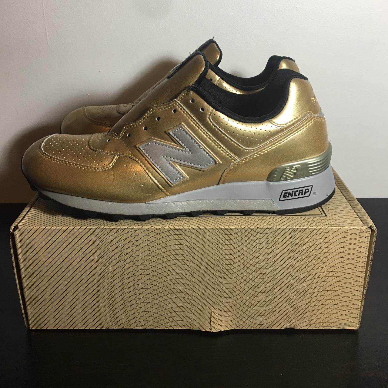 New balance '576 2025 20th anniversary' gold