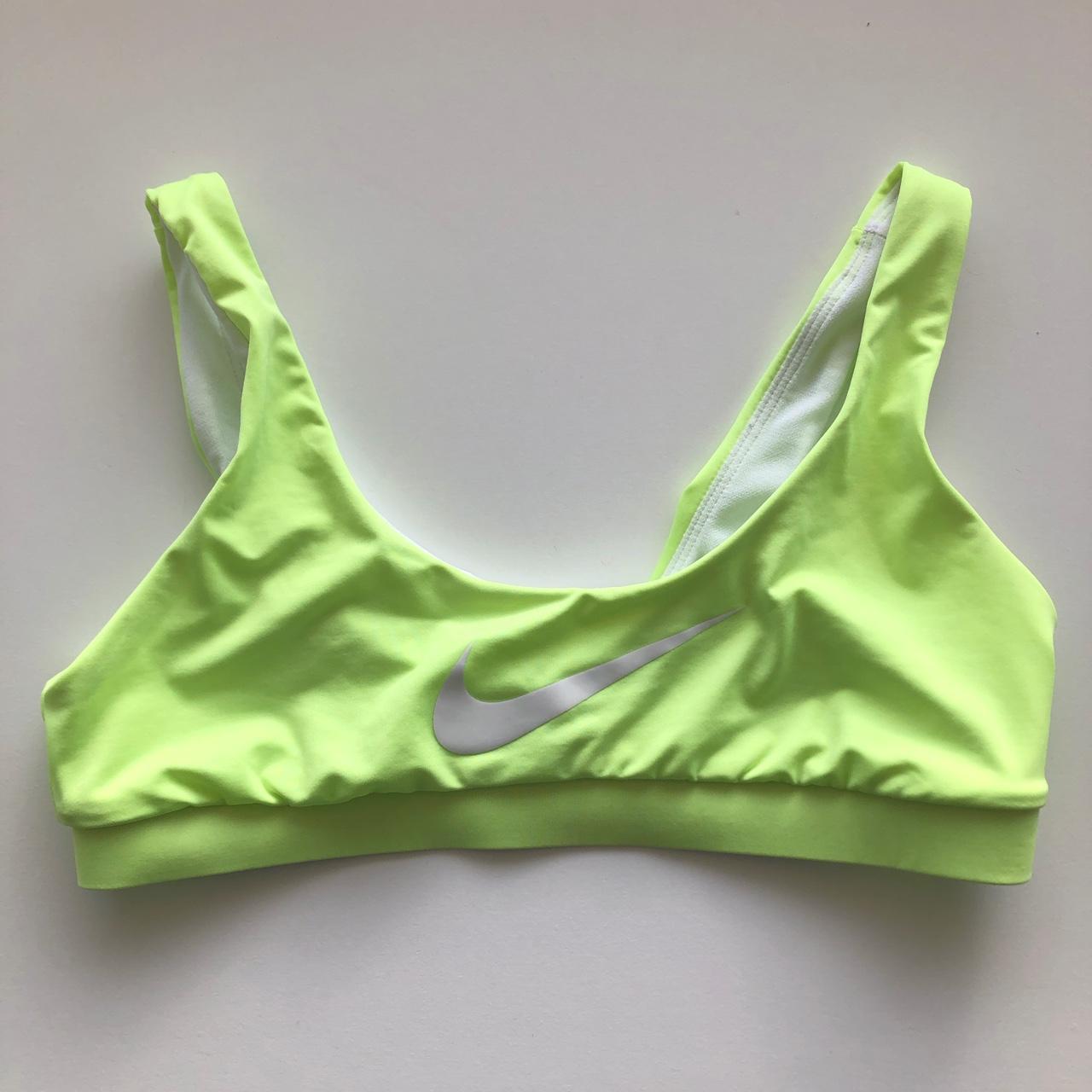 Nike bikini top neon. Never worn - Depop