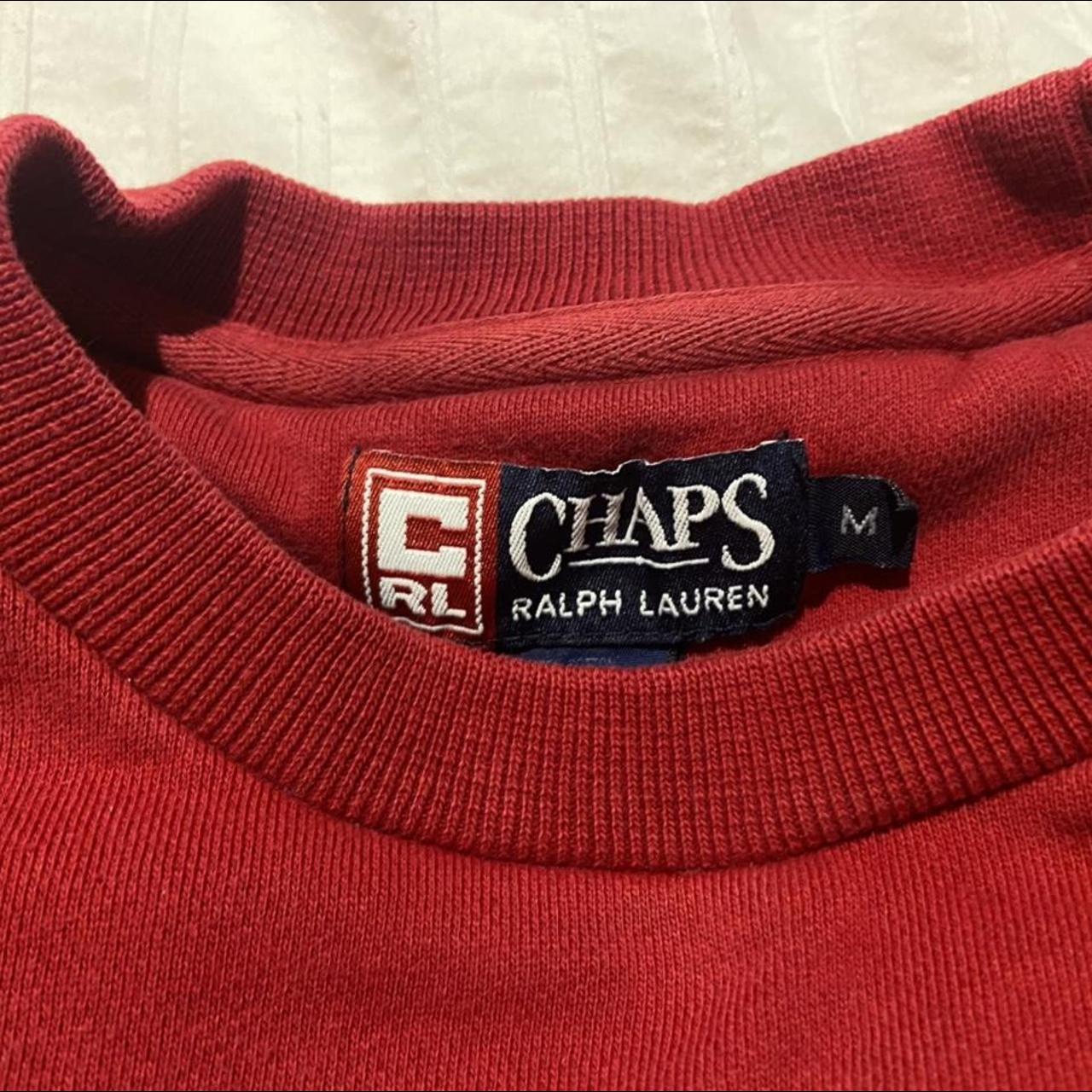 Vintage Ralph Lauren sweatshirt Chaps Size... - Depop