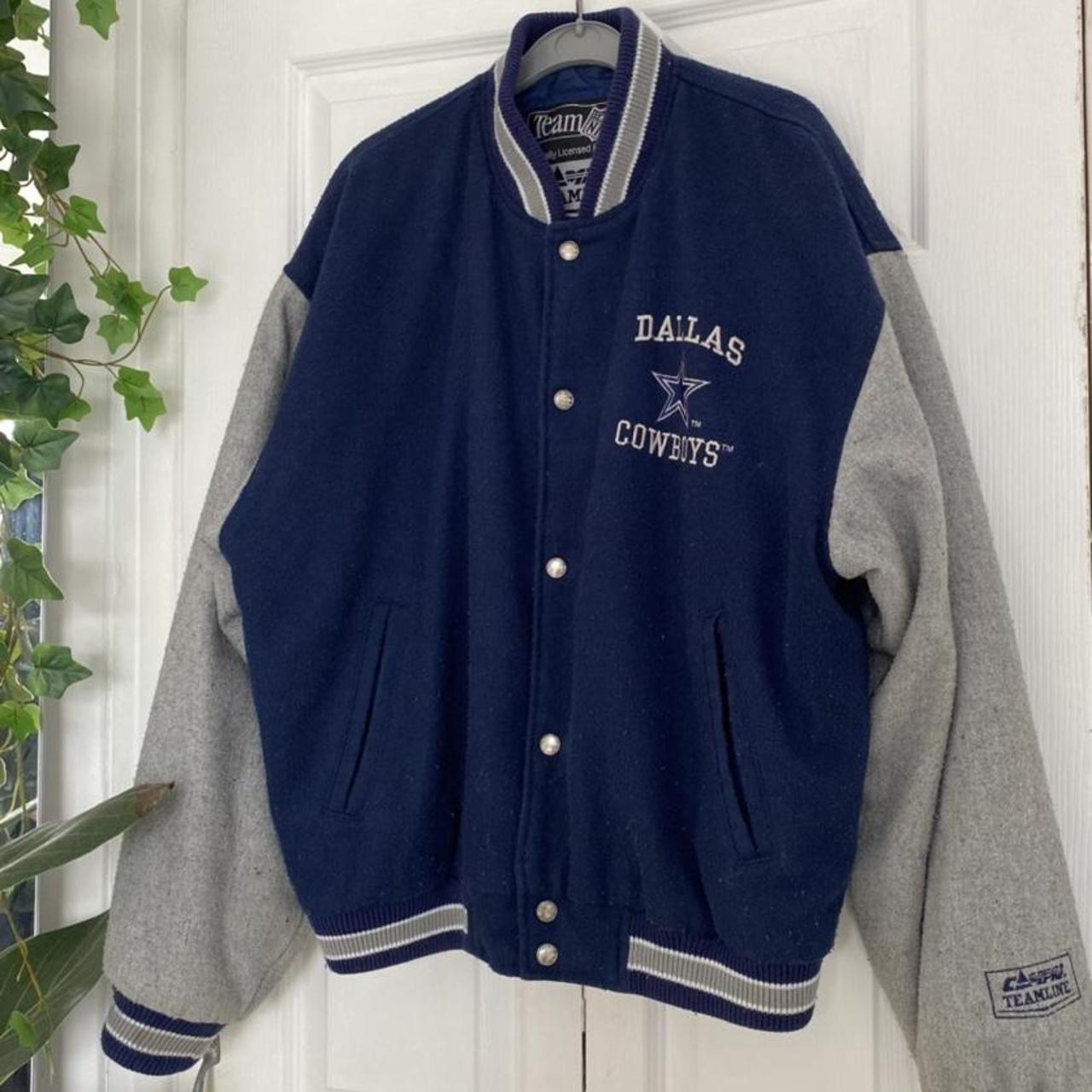 80s/90s VINTAGE CAMPRI DALLAS COWBOYS JACKET - Depop