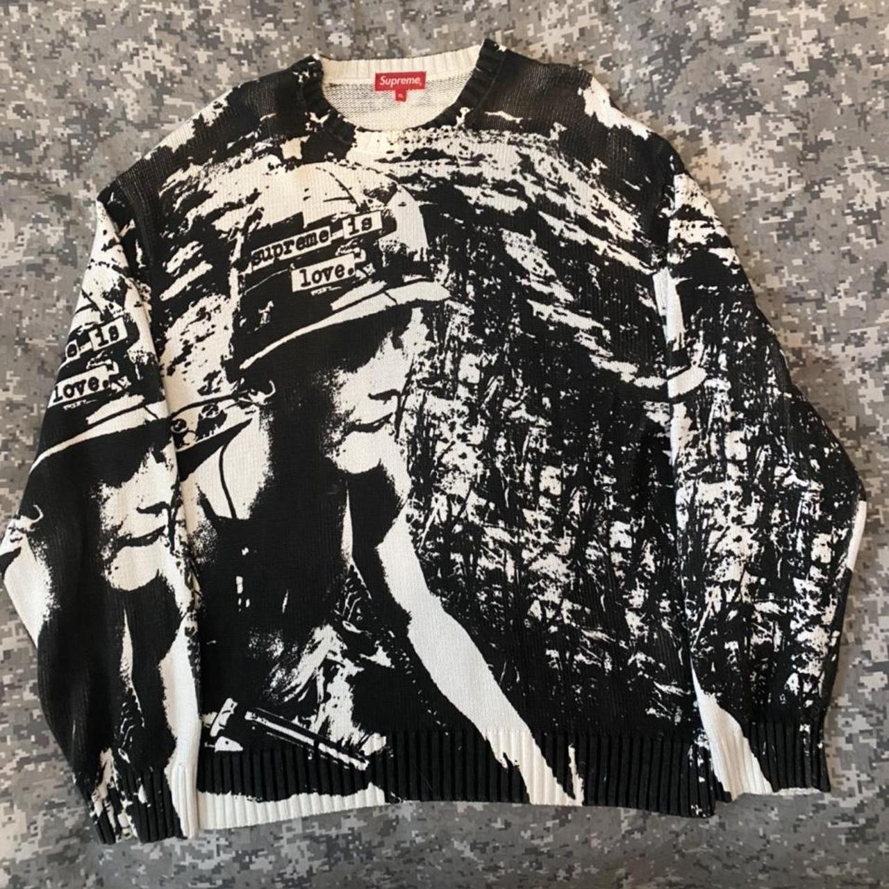 supreme is love sweater