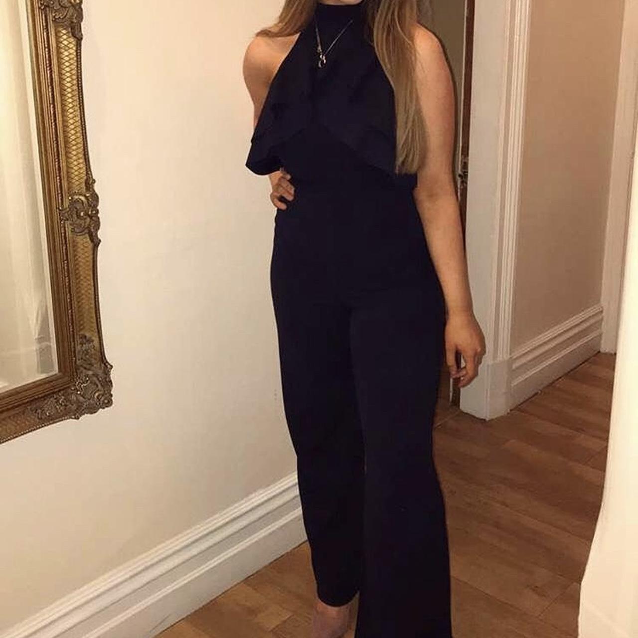 Quiz halter hot sale neck jumpsuit