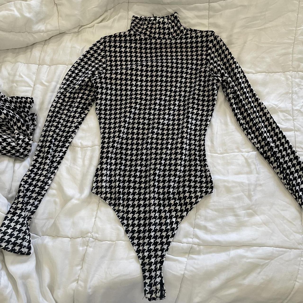 Naked Wardrobe Velvet Houndstooth Set Both Size Depop