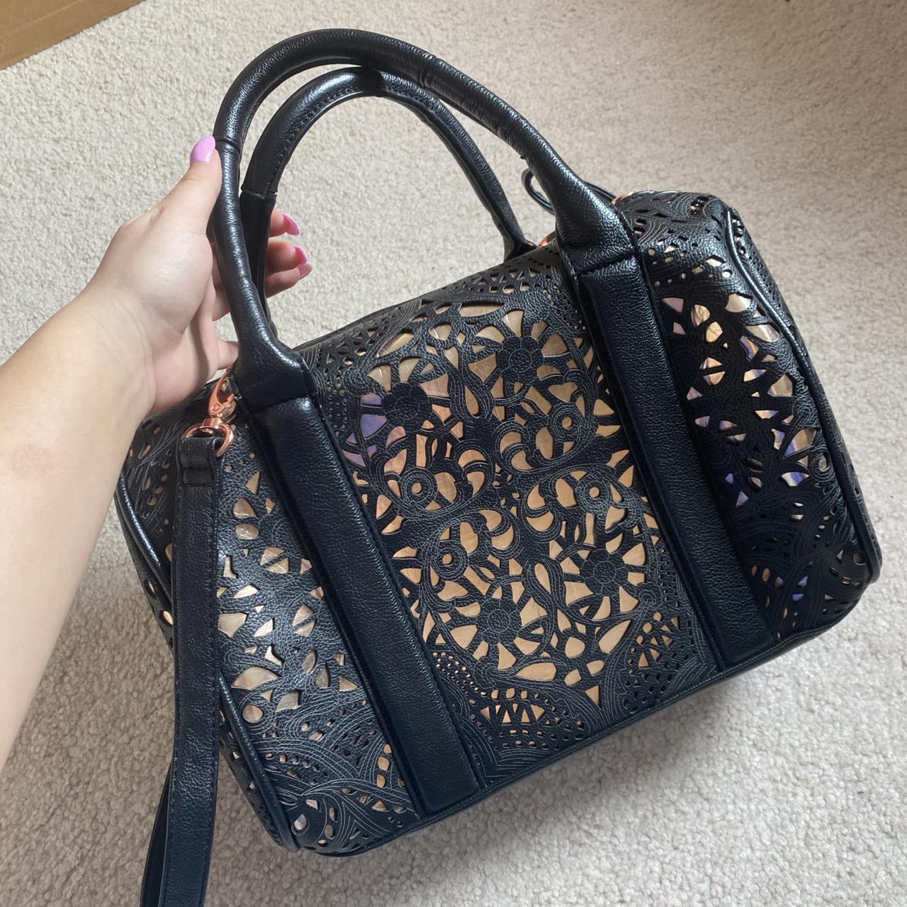 Black and rose gold purse from Aldo. Aldo handbag