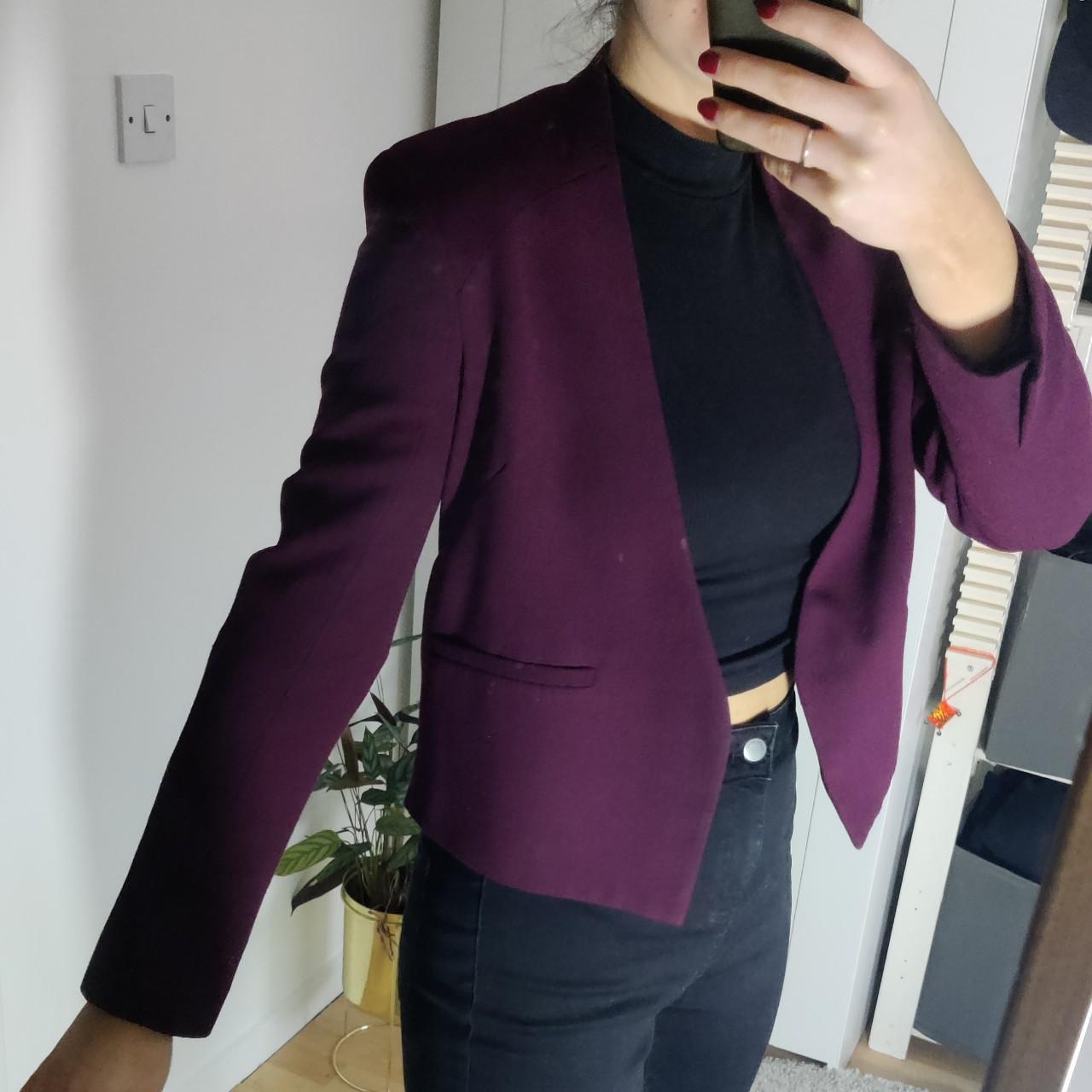 Topshop purple clearance blazer