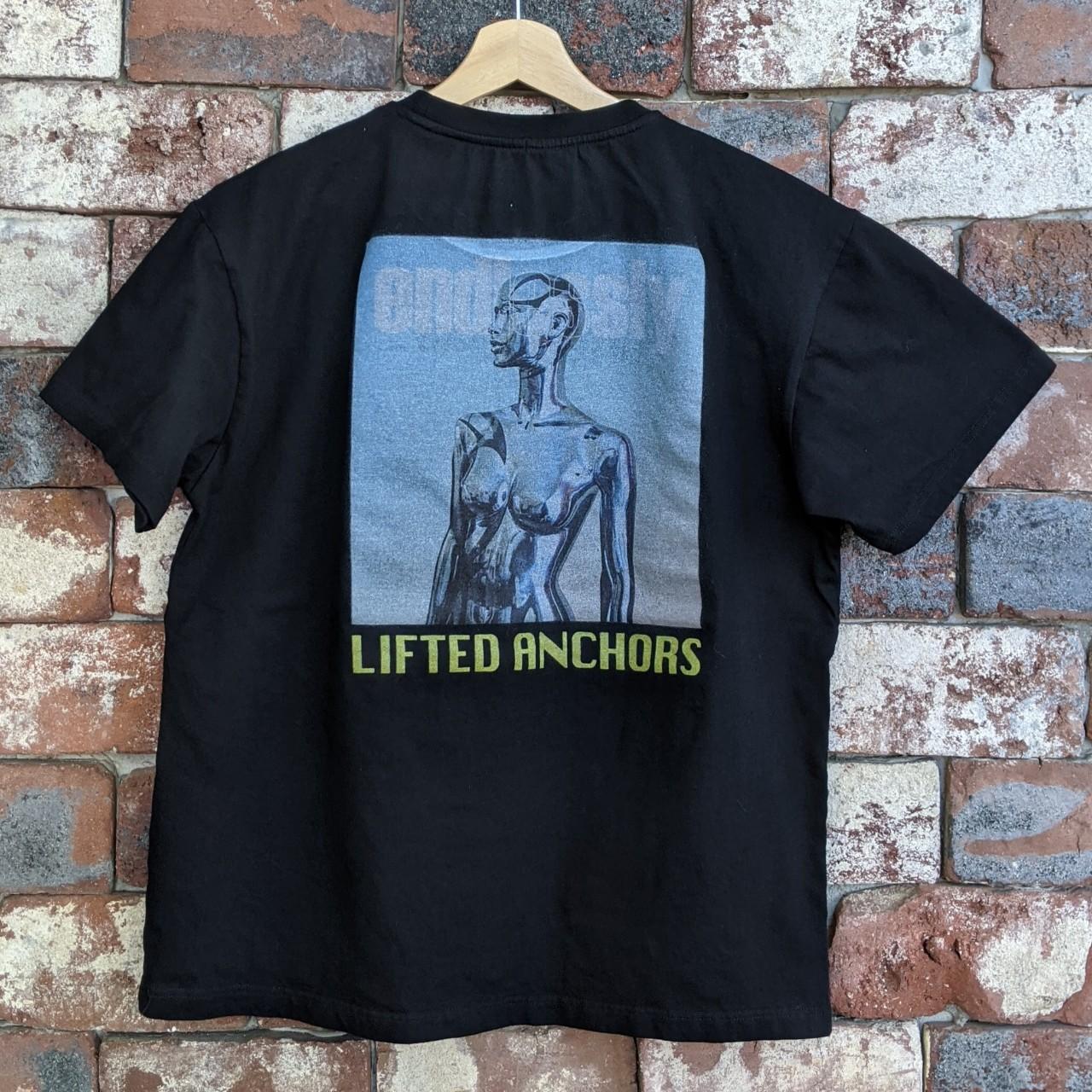 Lifted Anchors Men's Black and Blue T-shirt (3)