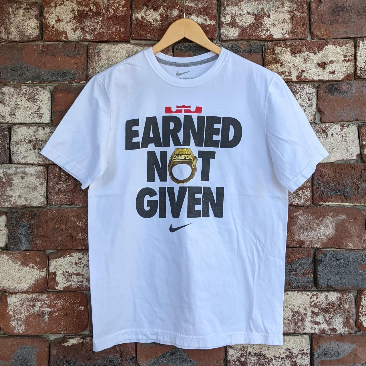 Nike to Release LeBron James' EARNED NOT GIVEN T-Shirt