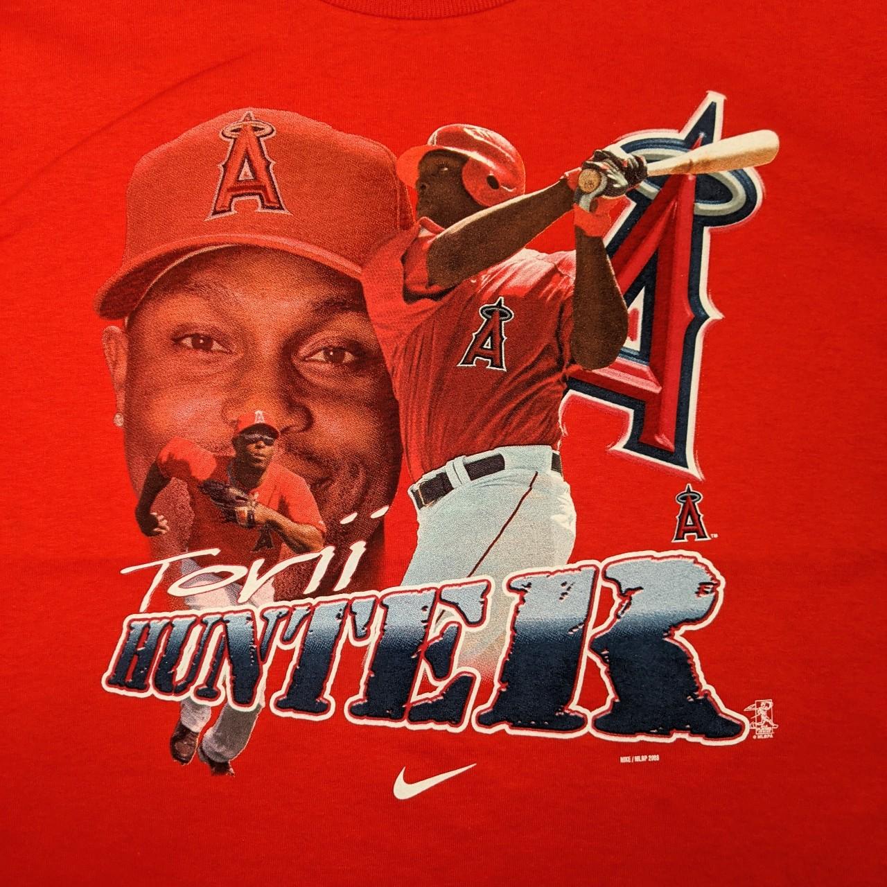 Nike Anaheim Angels Torii Hunter t-shirt Size kids - Depop