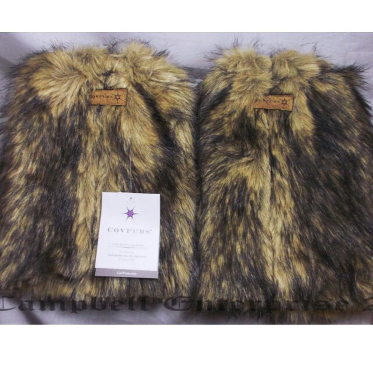 Faux fur slipcover/ leg warmers SCARF only 8.00... Depop