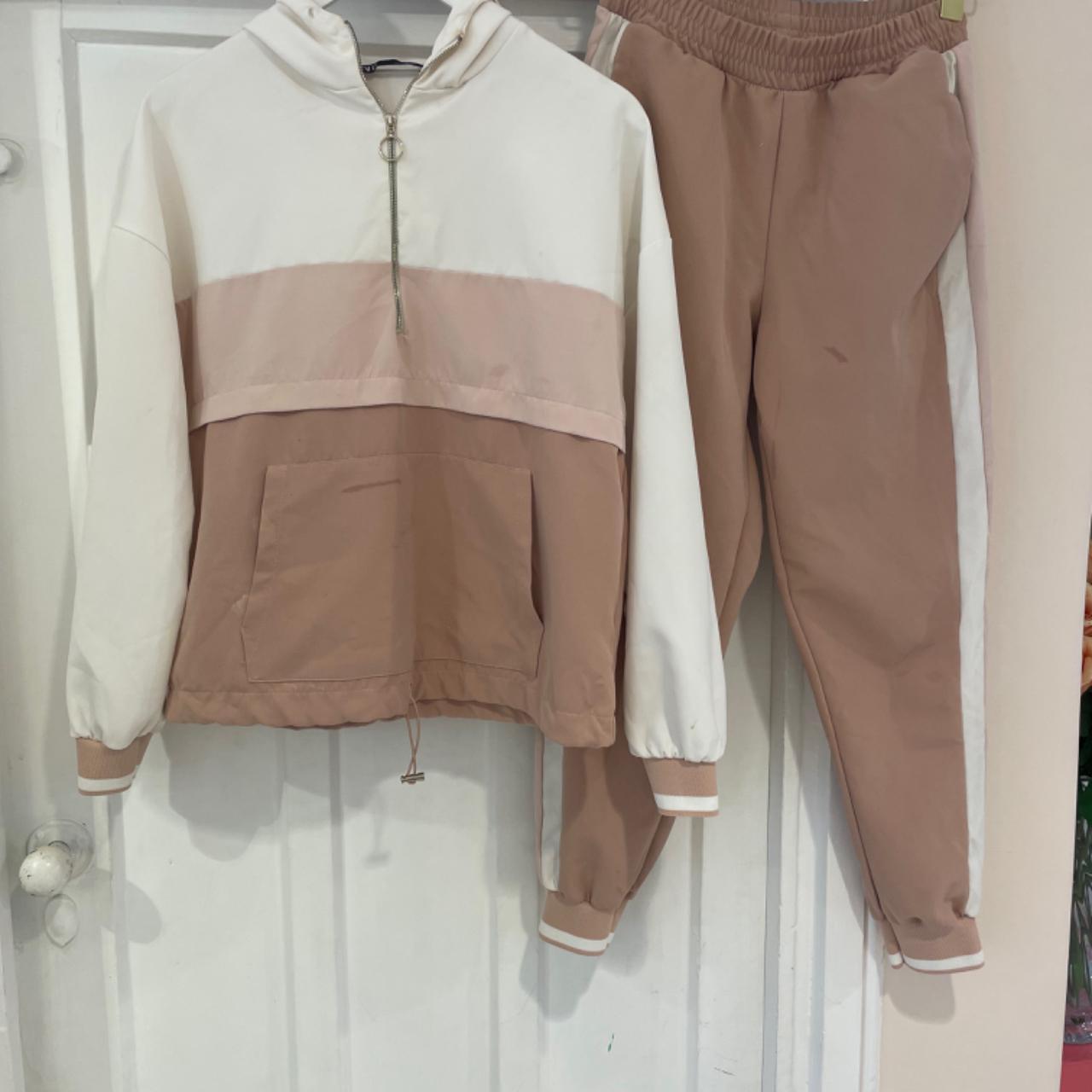 Zara tracksuit top and bottom included worn a... Depop