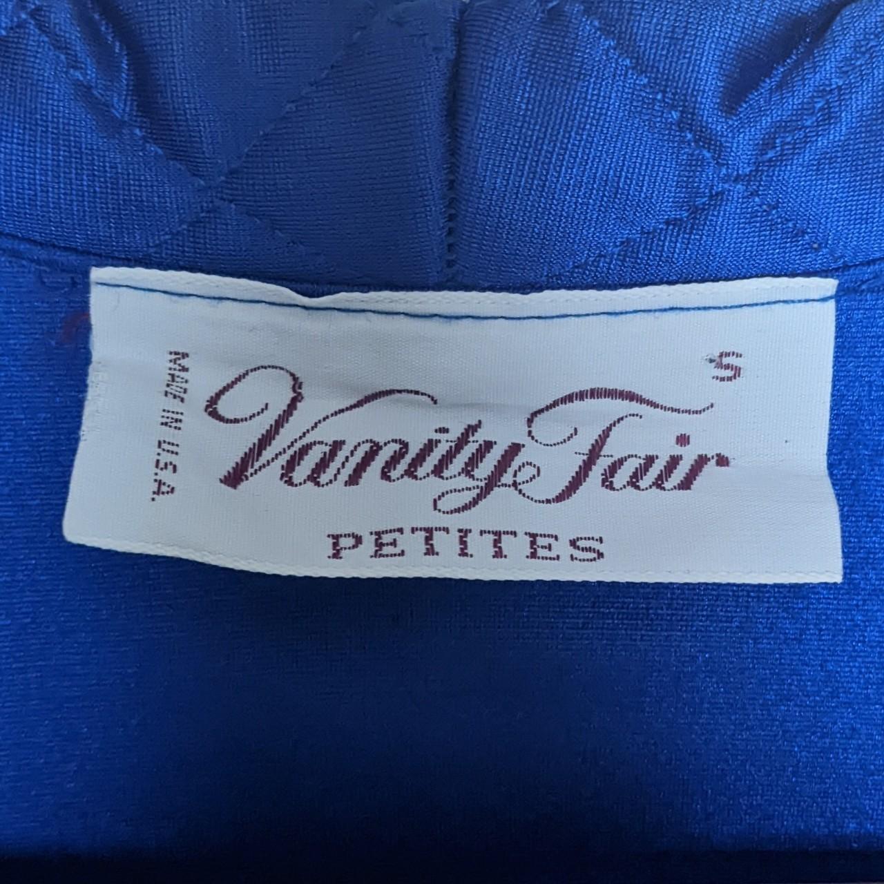 Vanity Fair Women's Blue and Navy Robe | Depop
