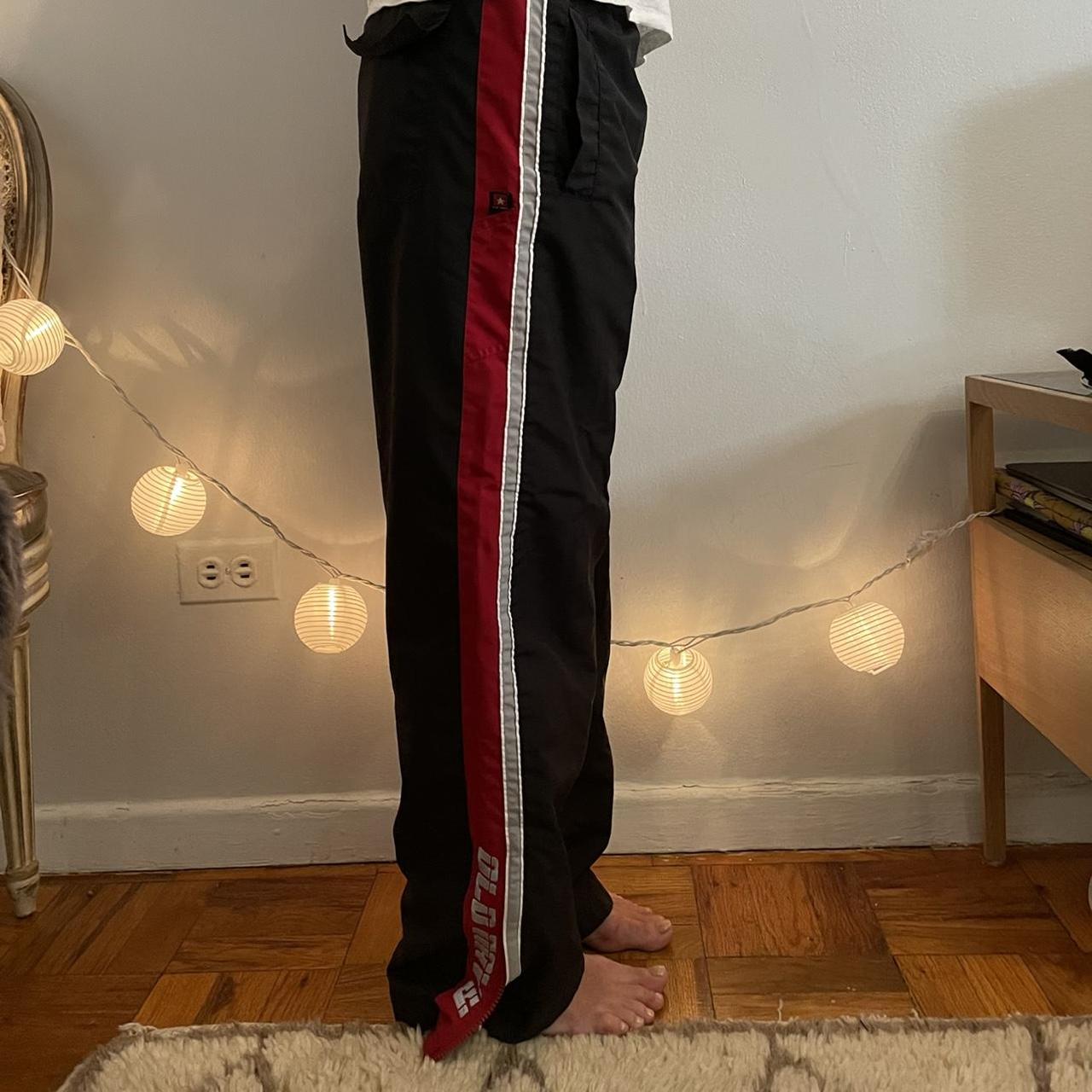 Sick vintage old navy baggy sporty track pants Ruby... Depop