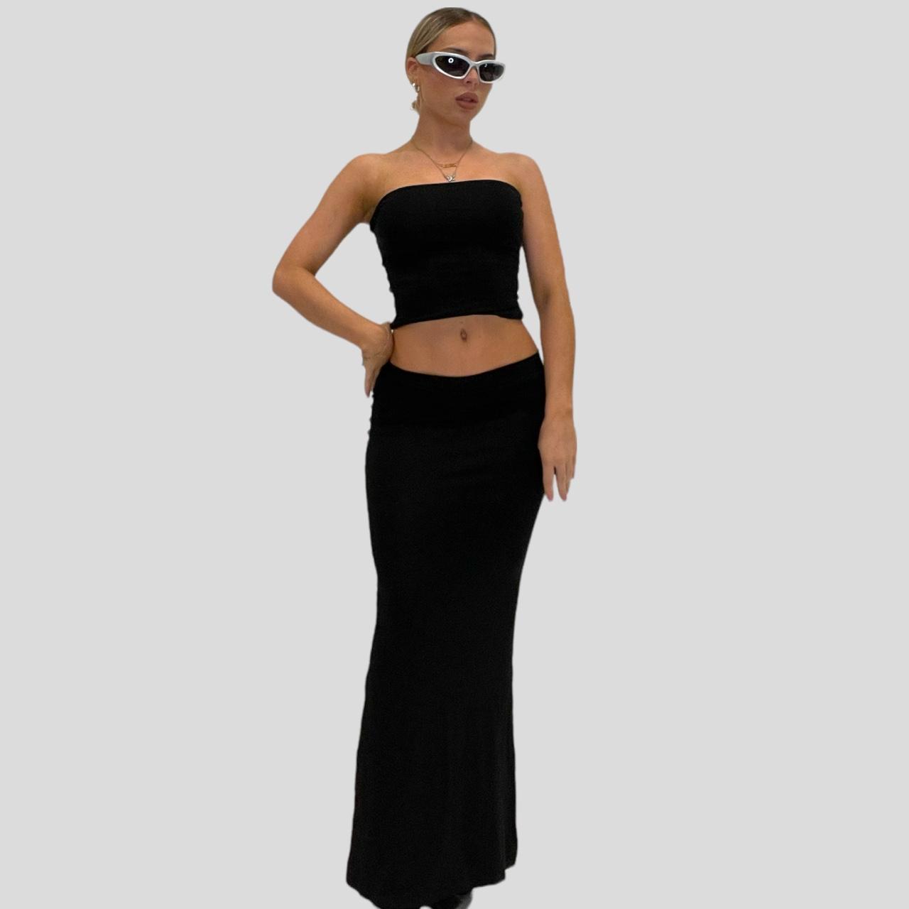 NEW Tessa Maxi Skirt in Black. - 100%... - Depop