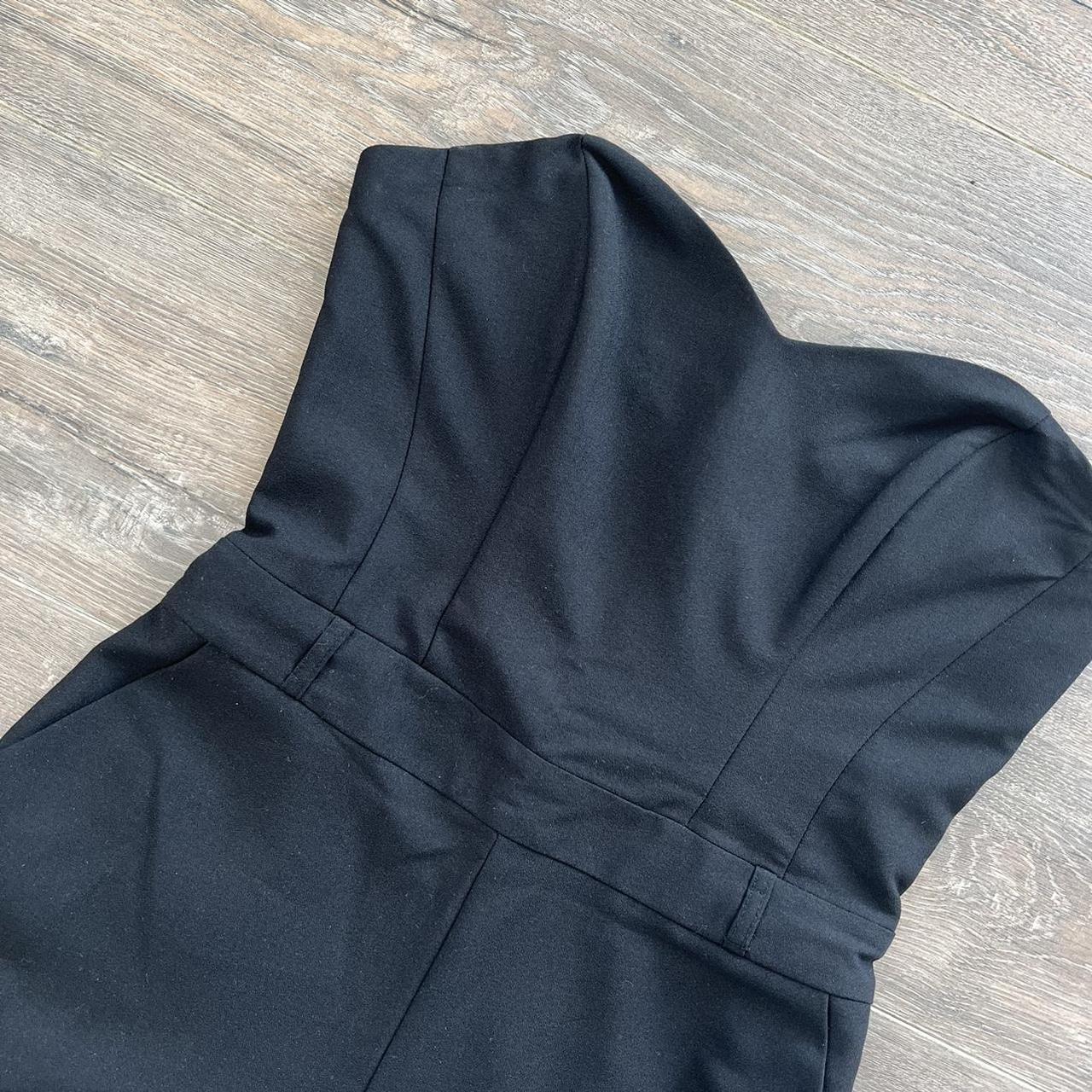 Black Culottes jumpsuit from Miss selfridge. Fitted... - Depop