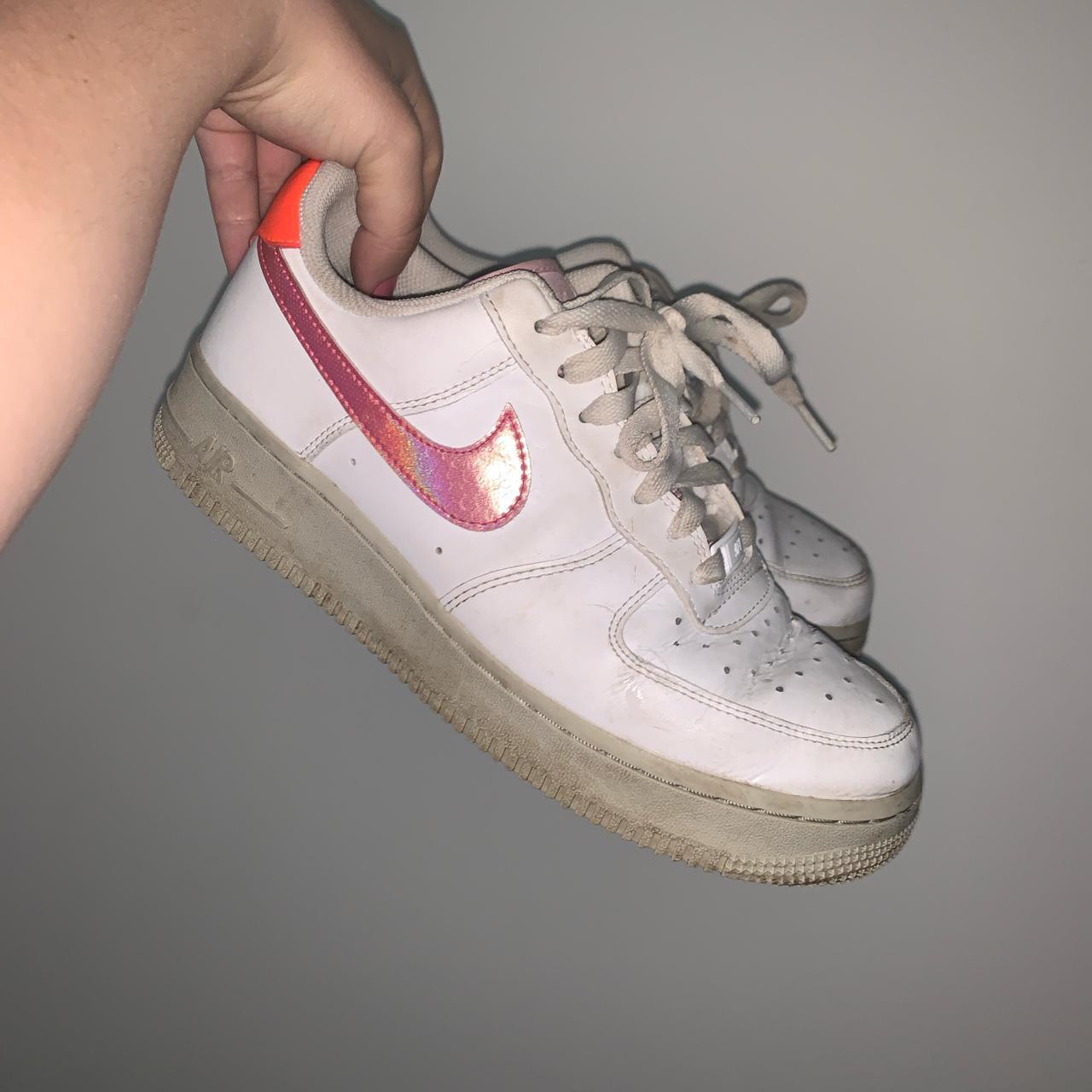 nike air force 1 pink and orange