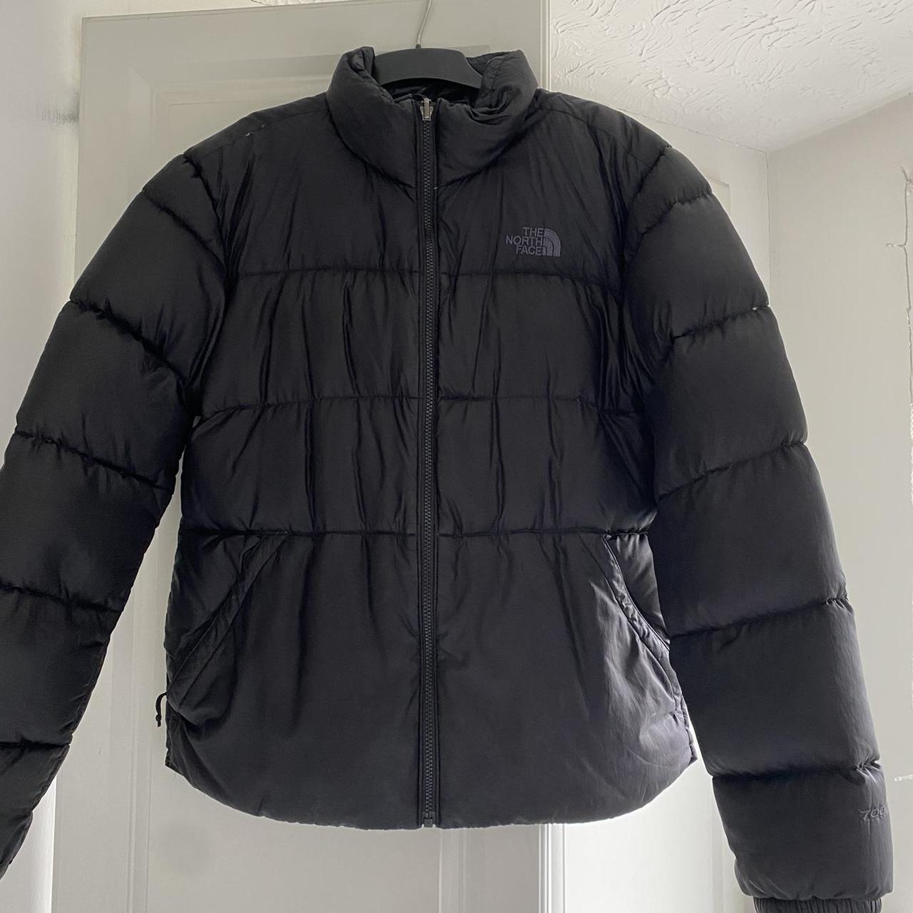 RARE NORTH FACE PUFFER BLACK ON BLACK SIZE M Good... - Depop