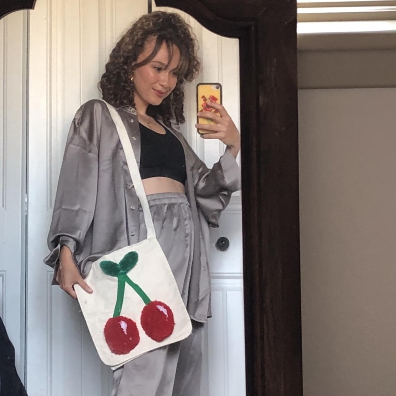 fluffy tote bag depop