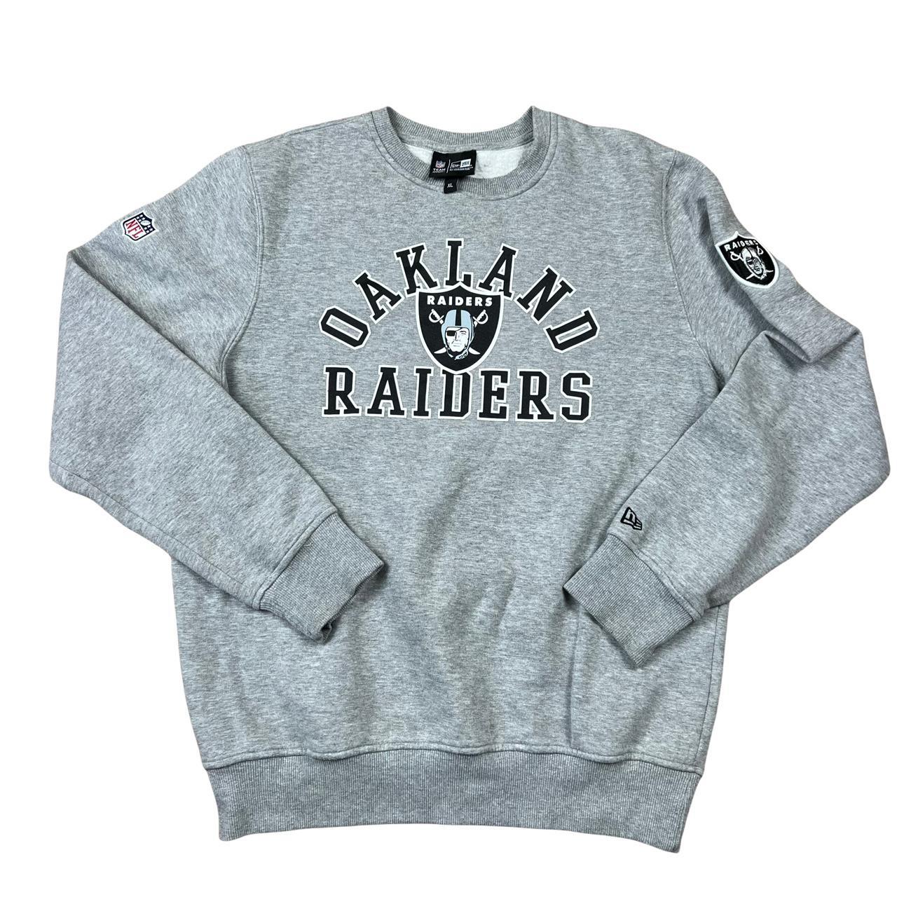 Oakland Raiders New Era NFL sweatshirt • great... - Depop