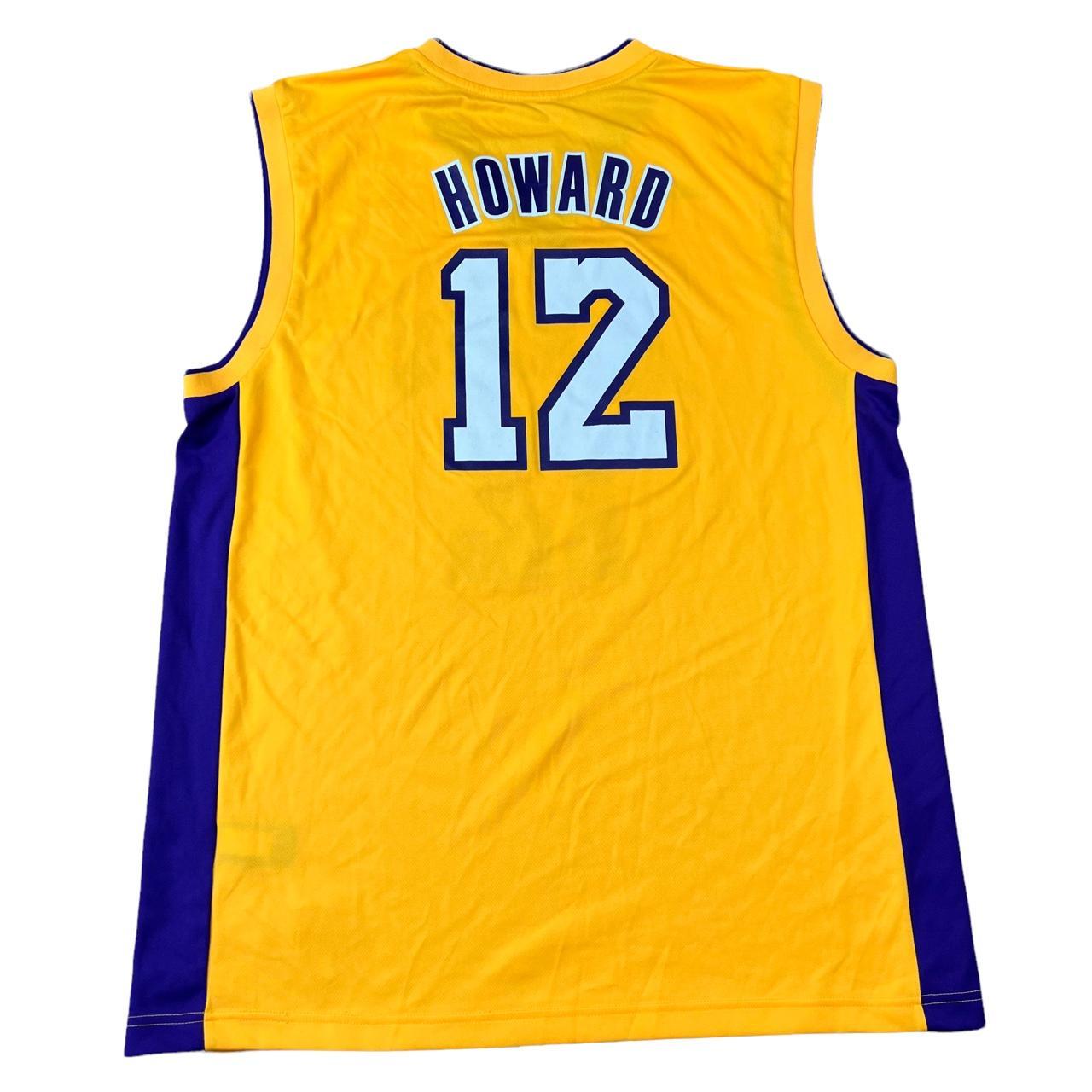 New Nike Men's XL Los Angeles Lakers Dwight Howard Jersey Yellow/Purple