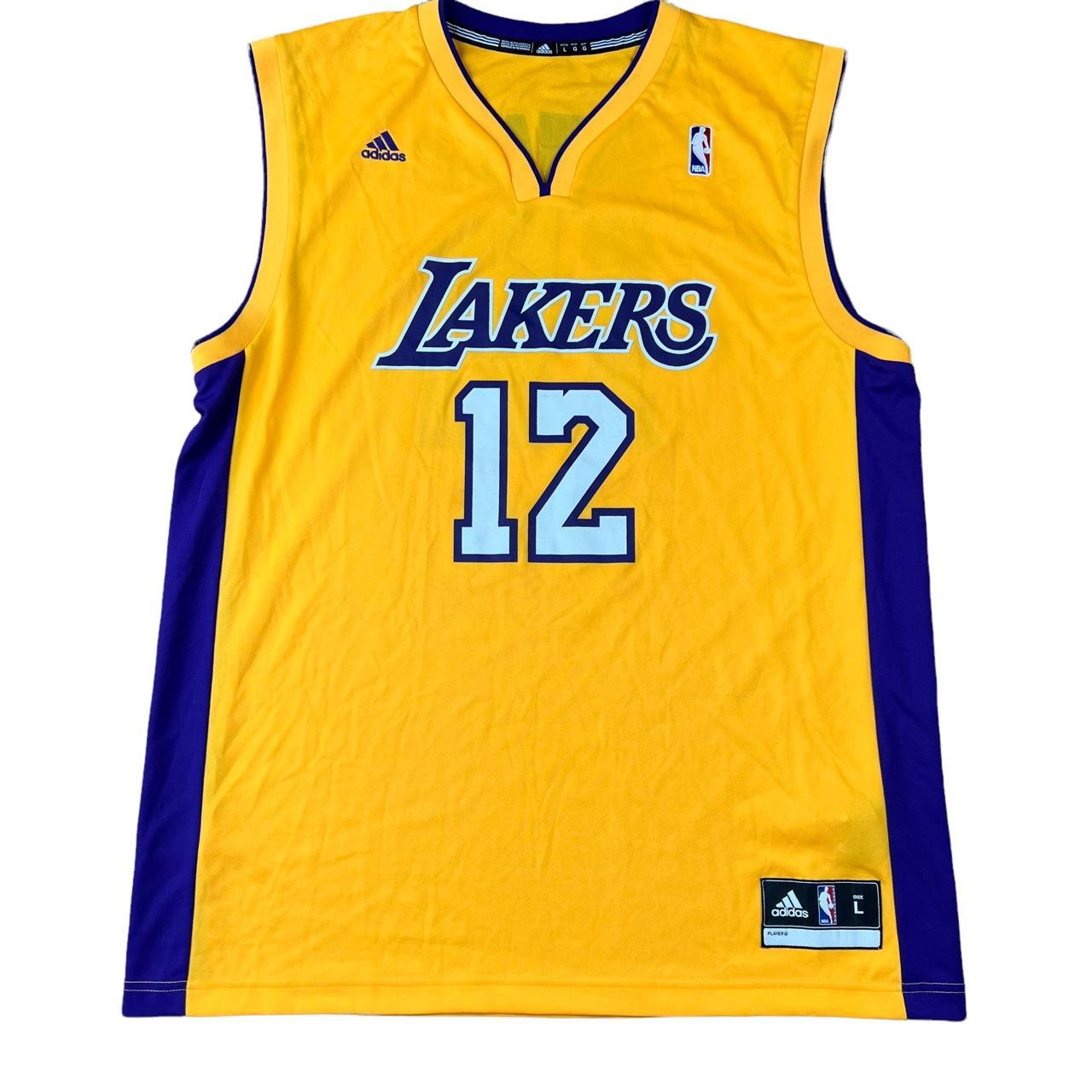 New Nike Men's XL Los Angeles Lakers Dwight Howard Jersey Yellow