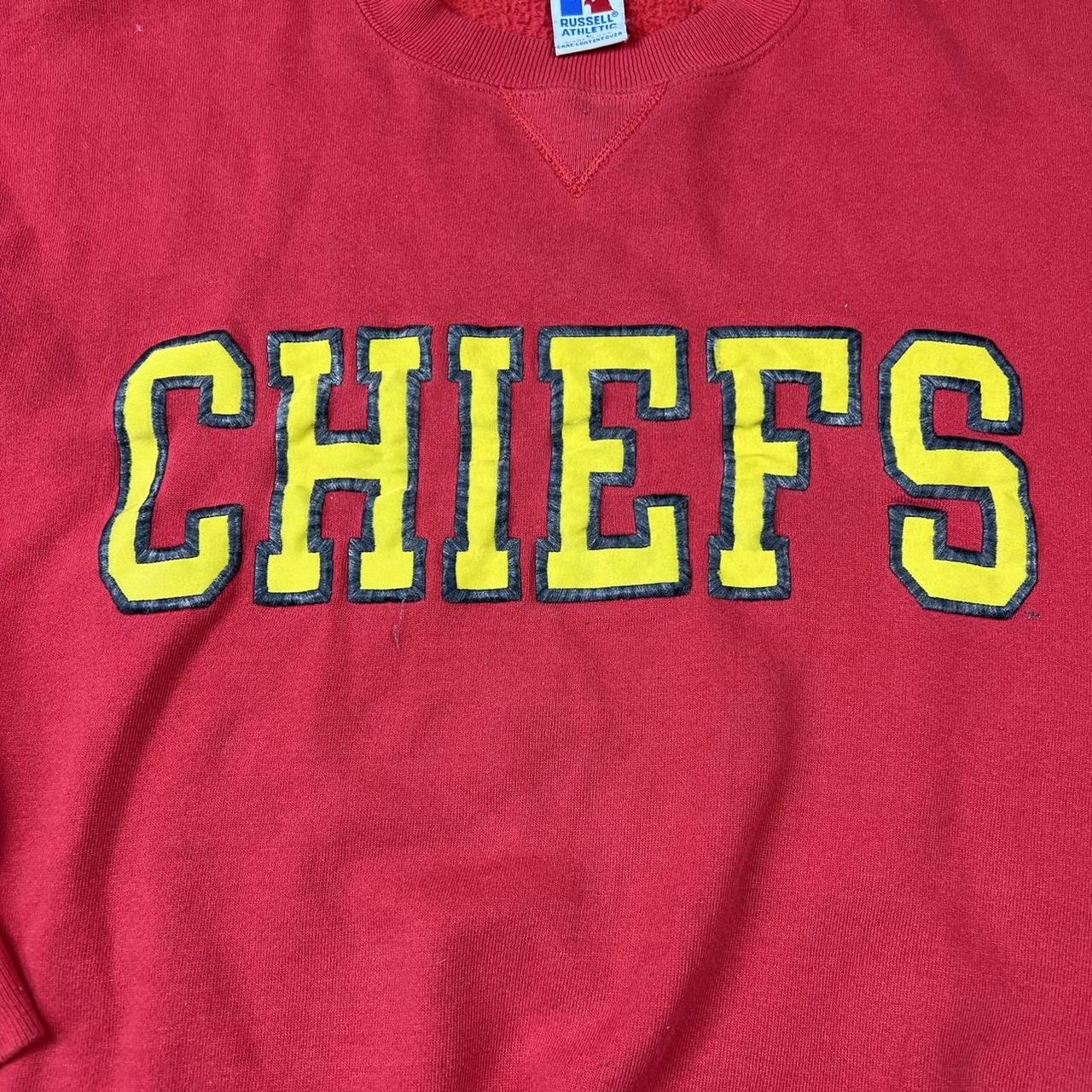 RUSSELL NFL KANSAS CITY CHIEFS END ZONE PULLOVER HOODIE