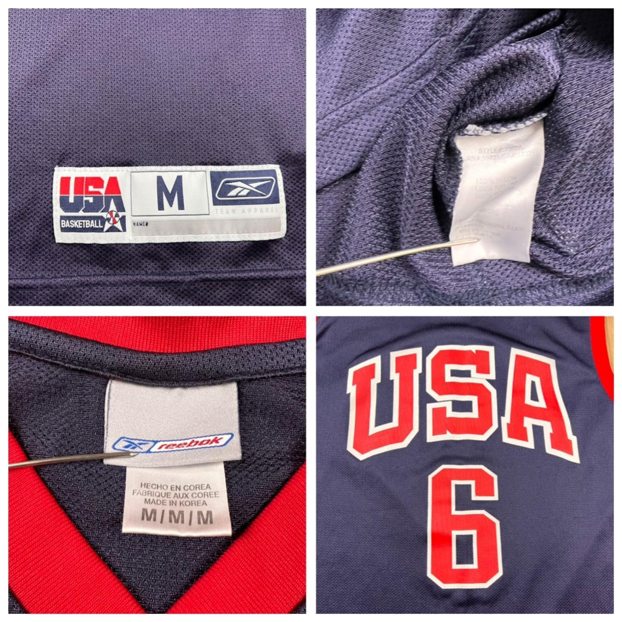 Tracy Mcgrady Team USA Jersey #6 Reebok Mens 60 NBA