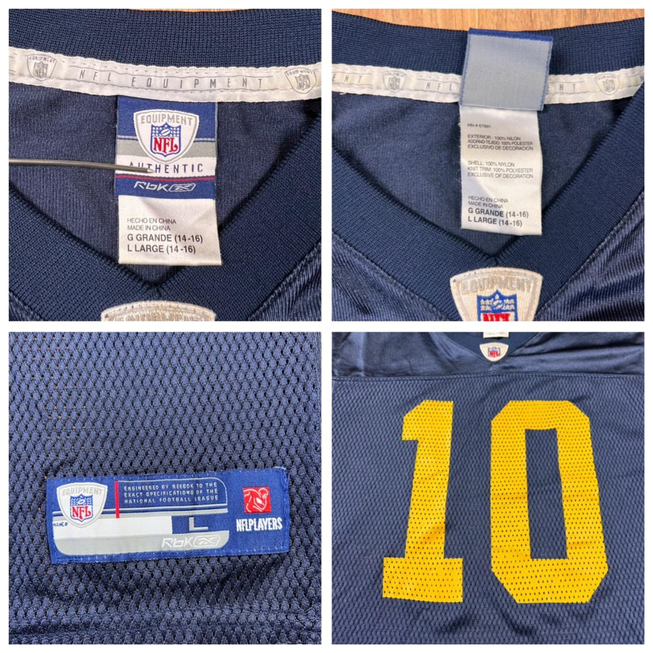 Chad Pennington New York Titans GIANTS NFL Throwback EQT Jersey Youth Large  L