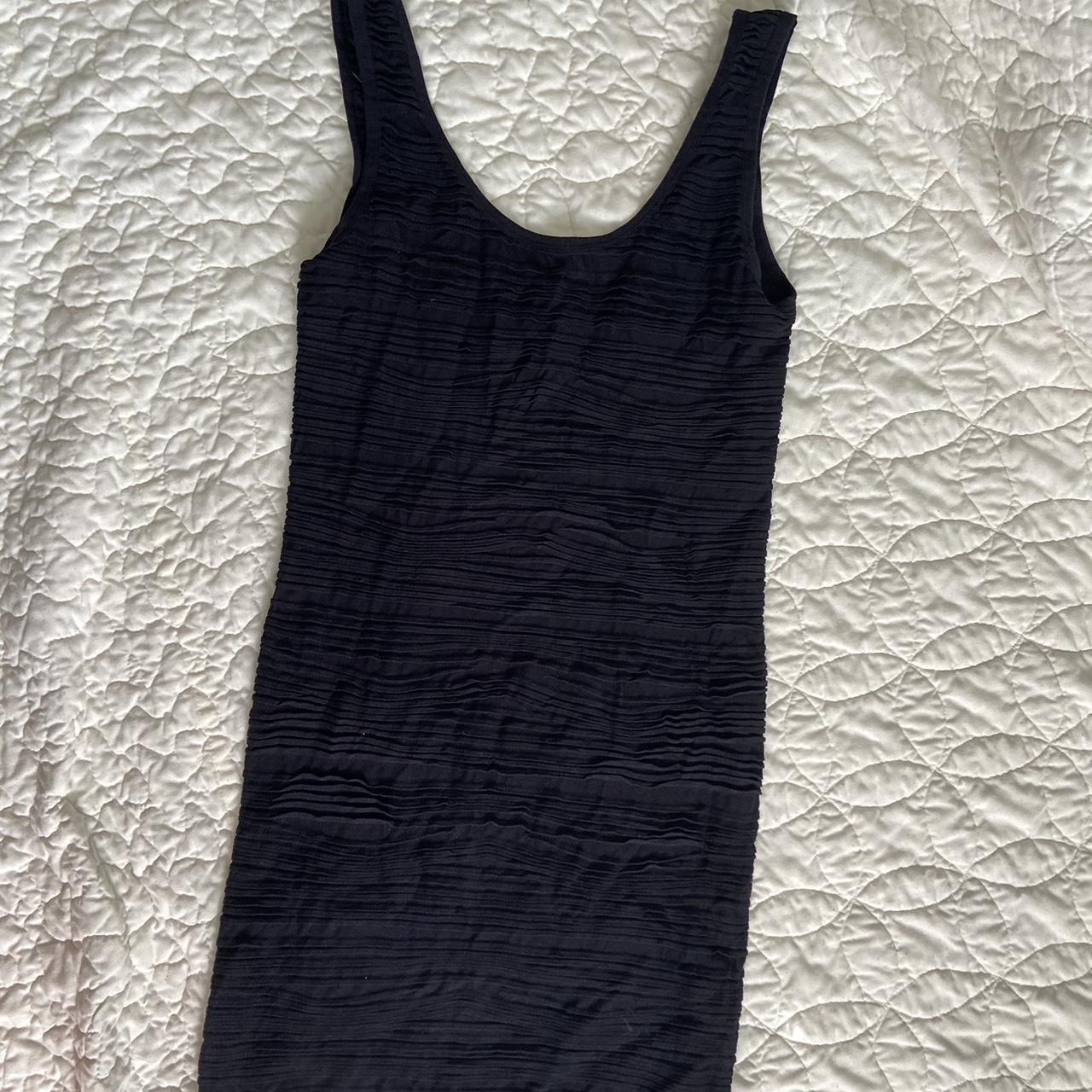 Product Image 1 - Black Mini Ribbed Dress
- textured