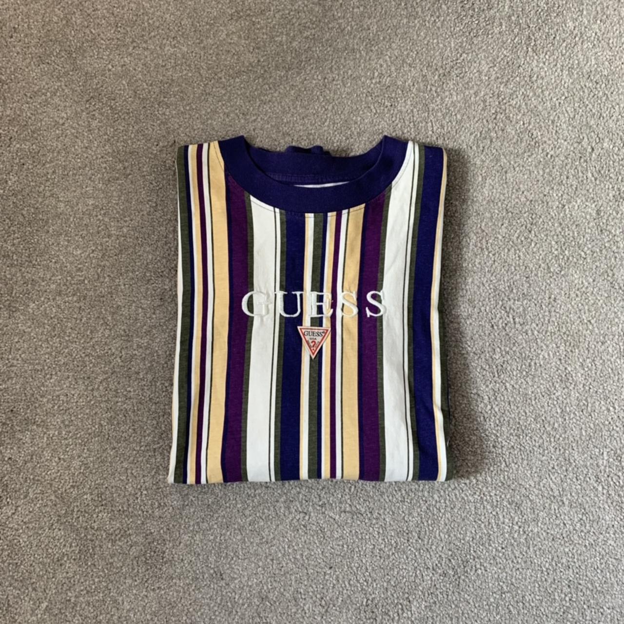 Guess ashton cheap striped tee