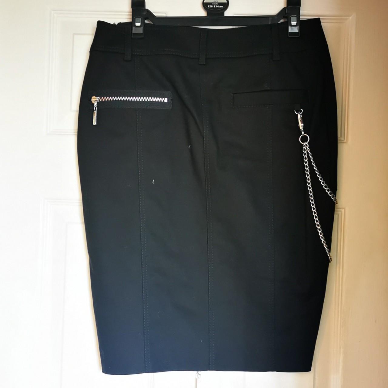 VINTAGE Y2K KAREN MILLEN MIDI SKIRT, SIZE 8 EDGY... Depop