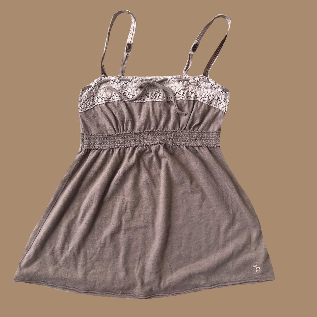 Abercrombie and fitch lace babydoll tank top sadly... Depop