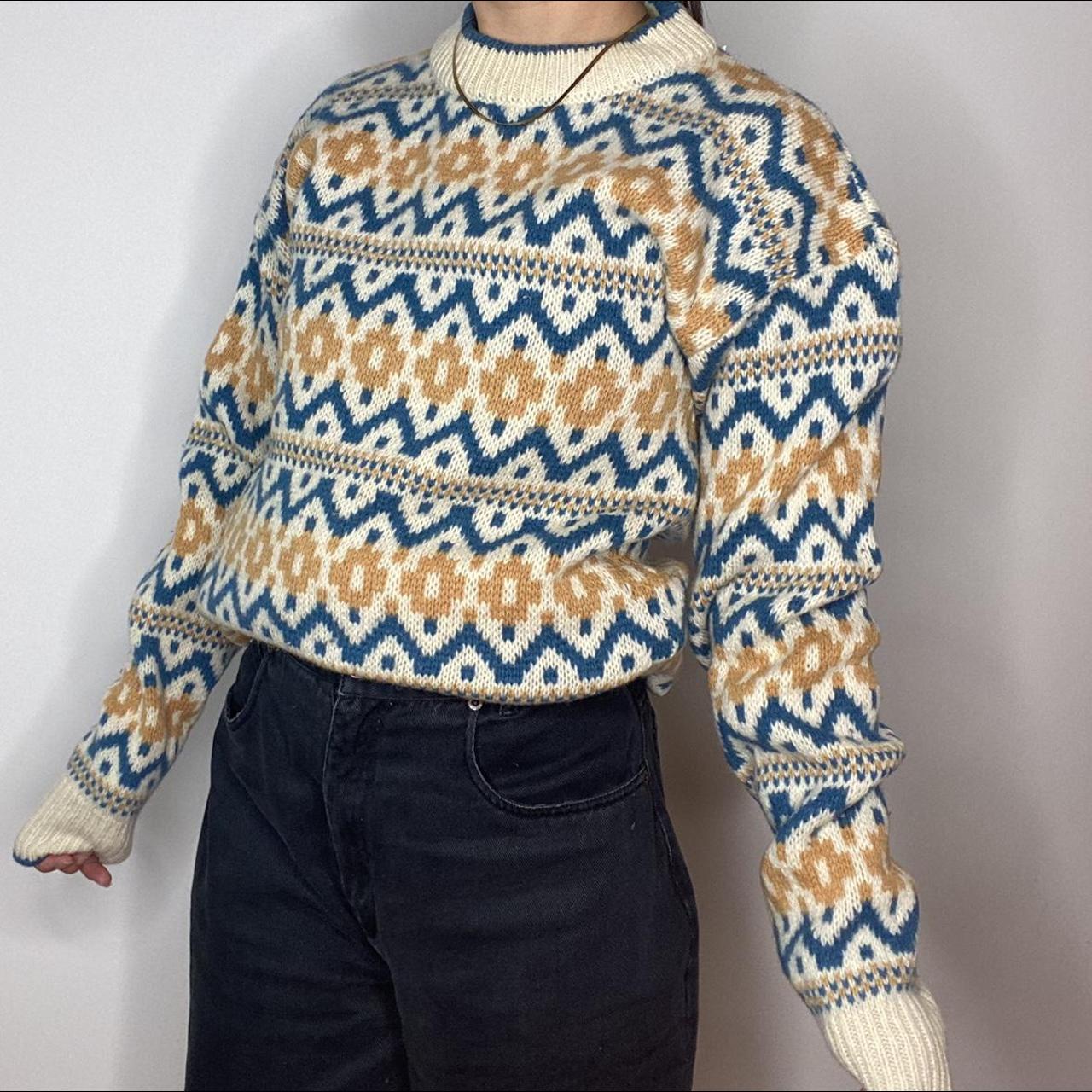 Vintage Benetton Sweater 1965 - amazing excellent... - Depop