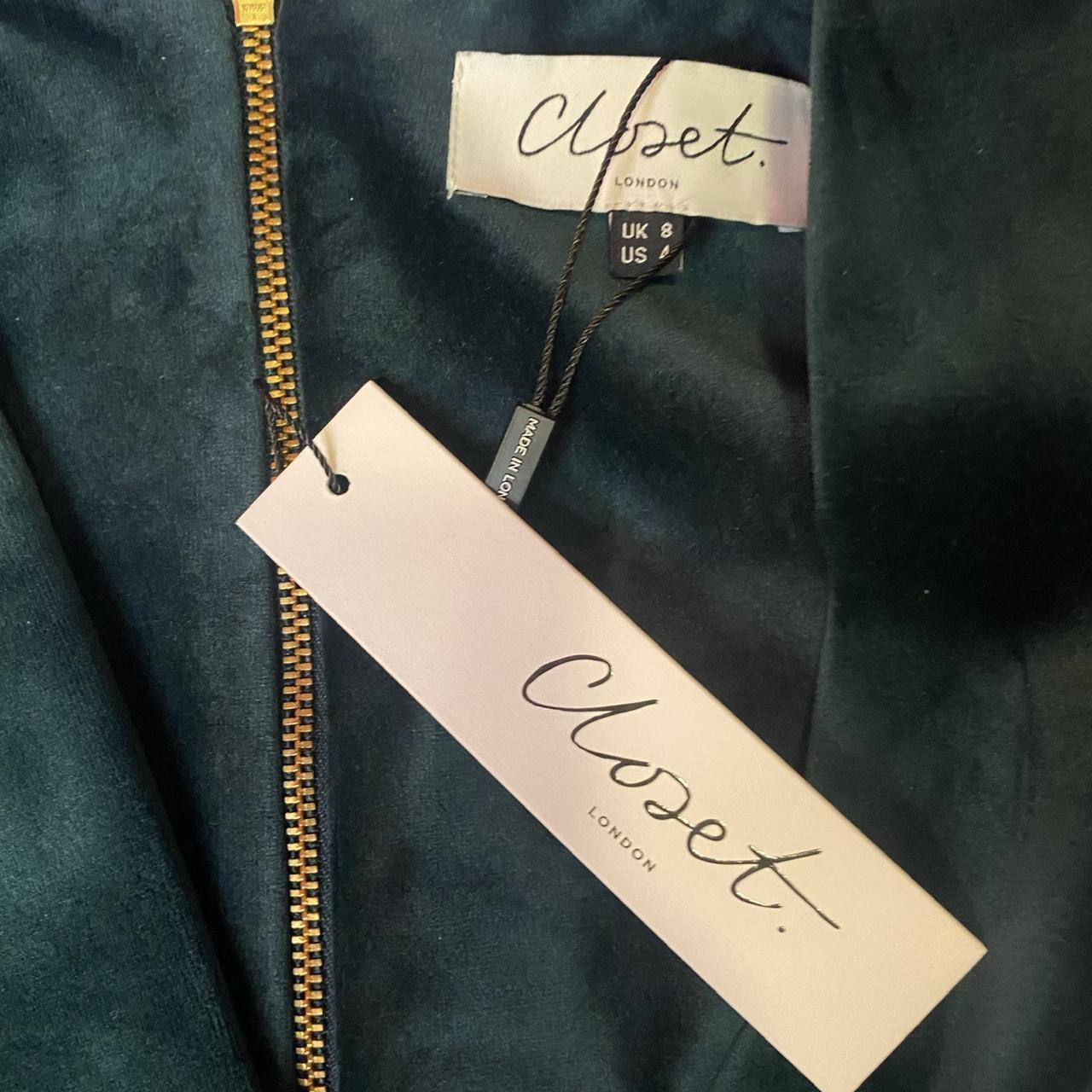 Closet London Women's Green Dress (3)
