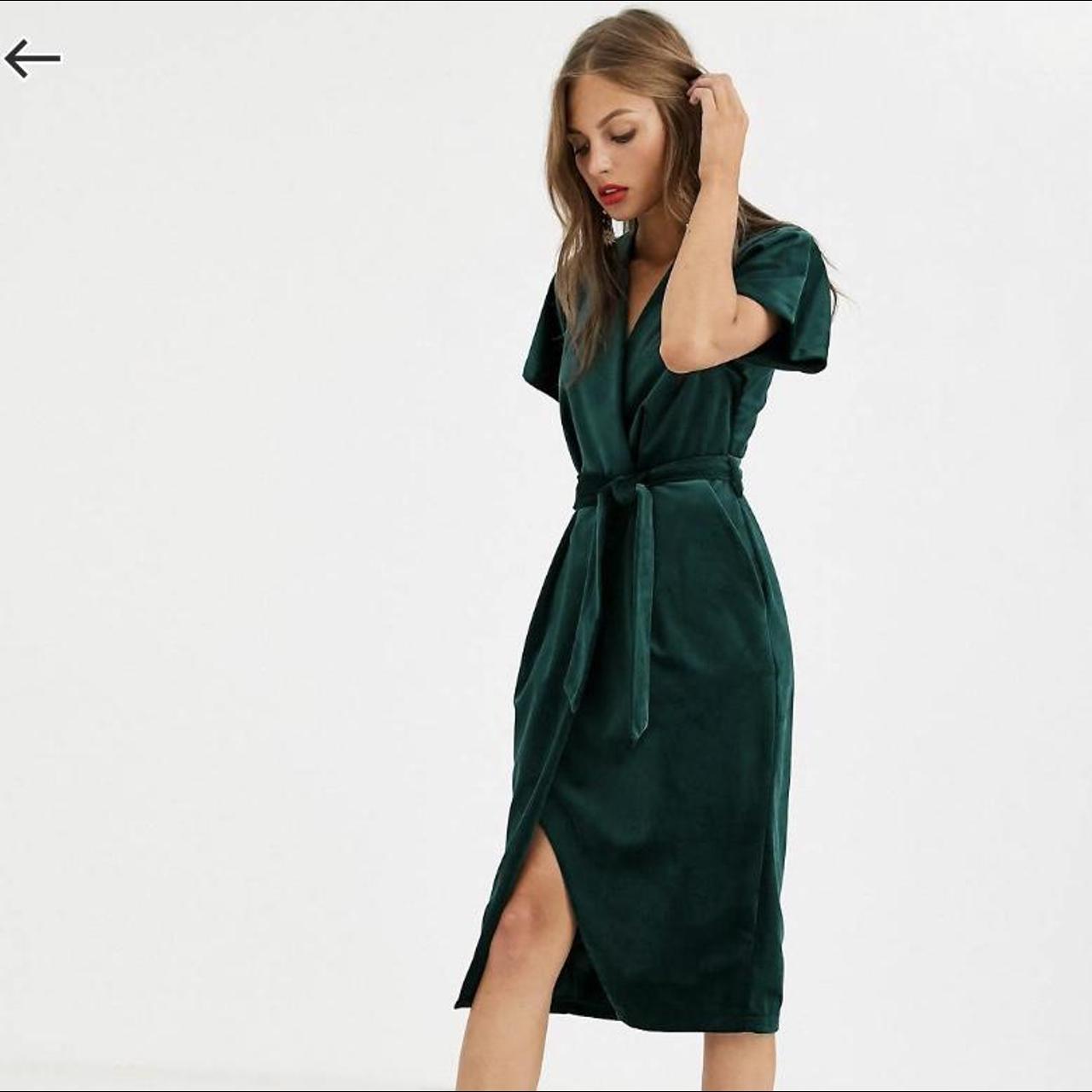 Closet London Women's Green Dress (2)