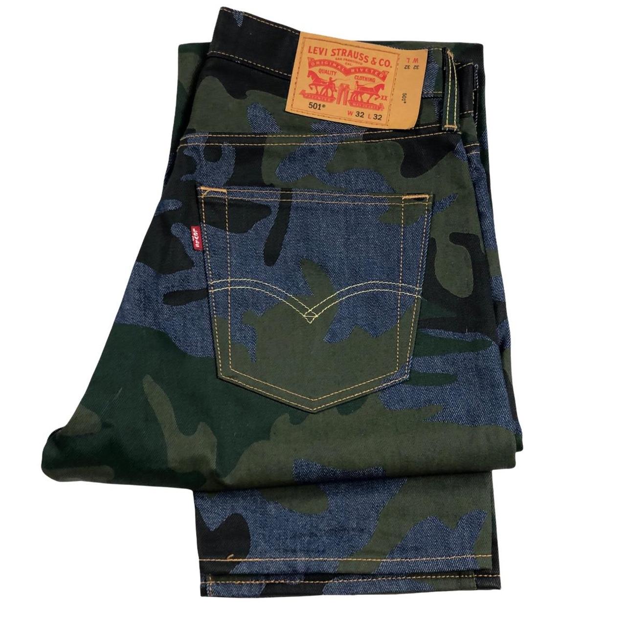 levis 501 camo jeans