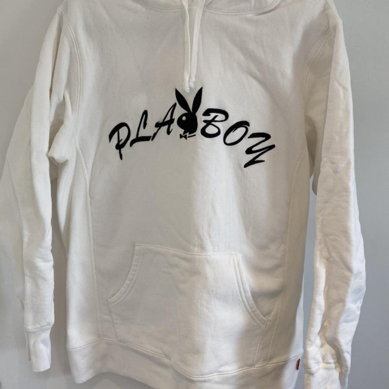 Authentic Playboy x supreme playboy hoodie Great - Depop