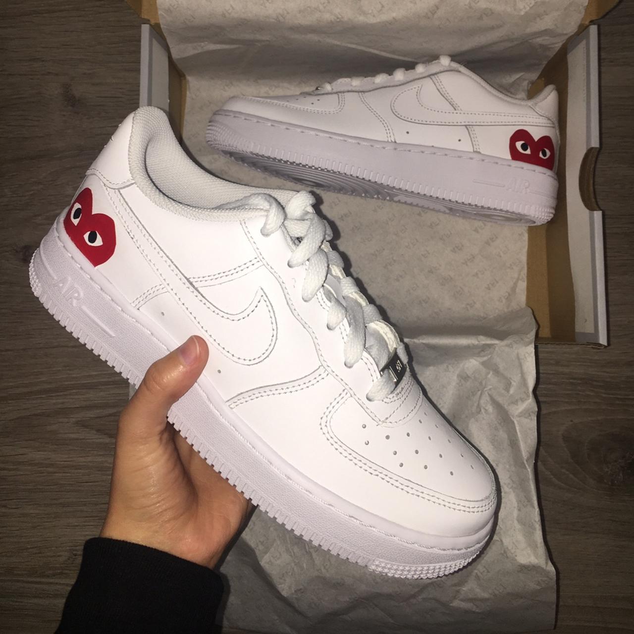 Cdg air cheap force 1 custom