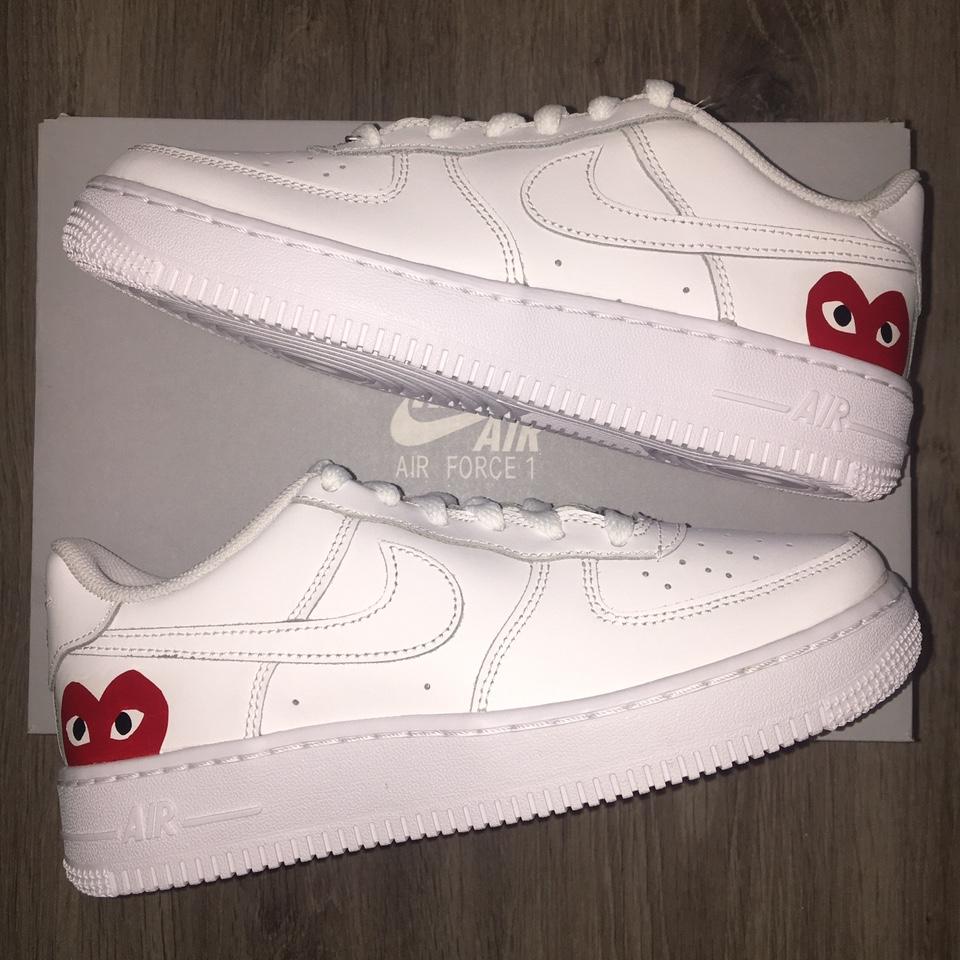 Custom cdg air hot sale force 1