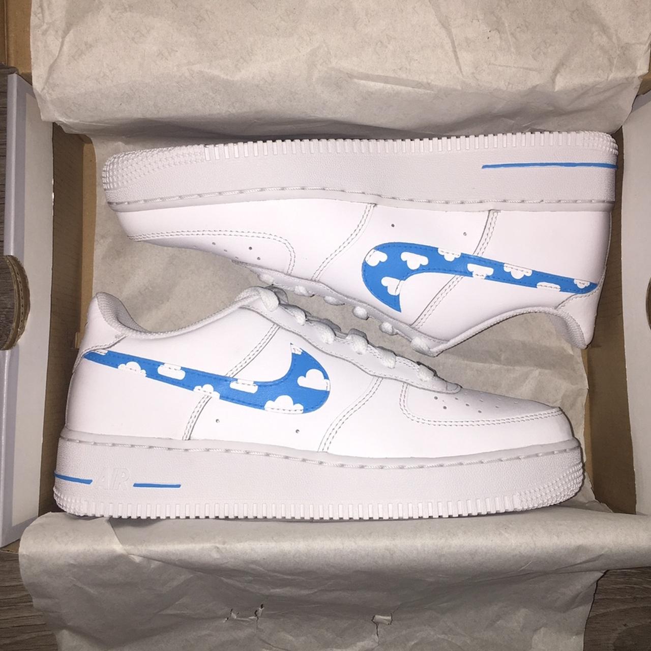 Big Kids' Nike Air Force 1 LV8 SE casual shoe in - Depop