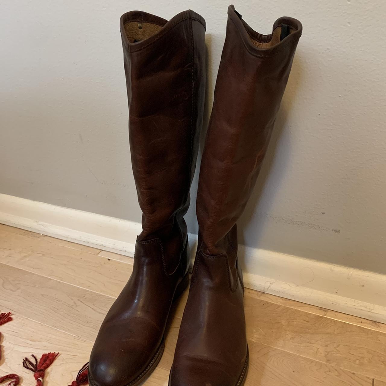 Frye wide calf riding cheap boots