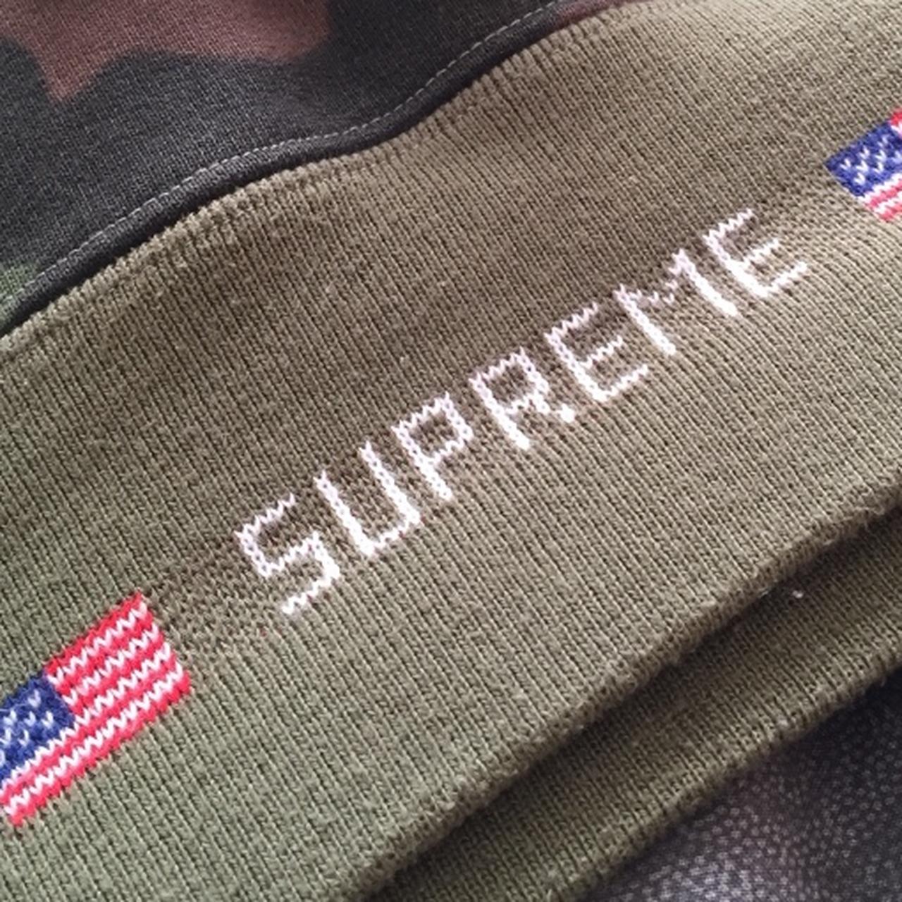 Supreme Ribbed Camo Hoodie FW15, This a thick hoodie...