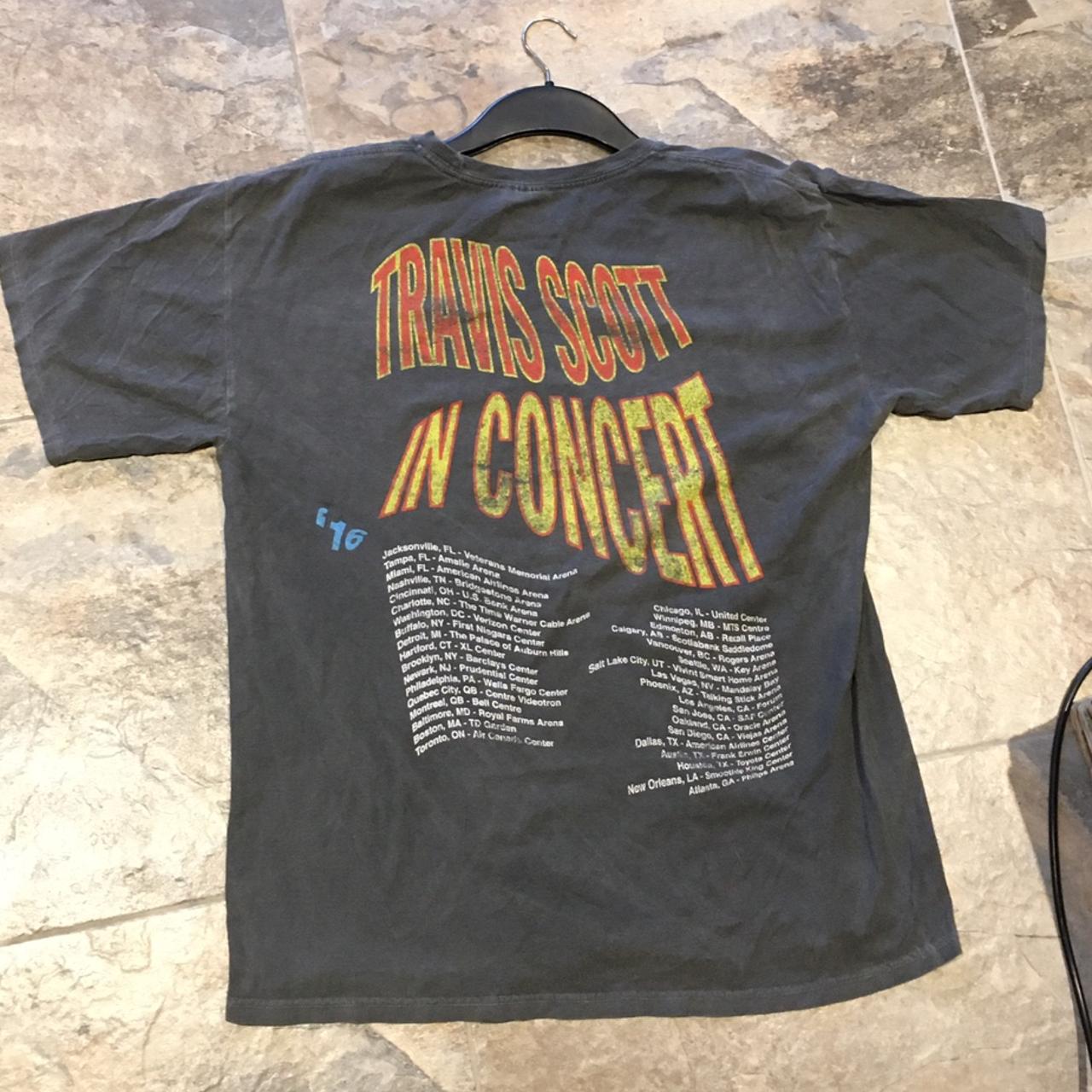 Travis Scott 2016 USA Tour Tシャツ Tシャツ | challengesnews.com