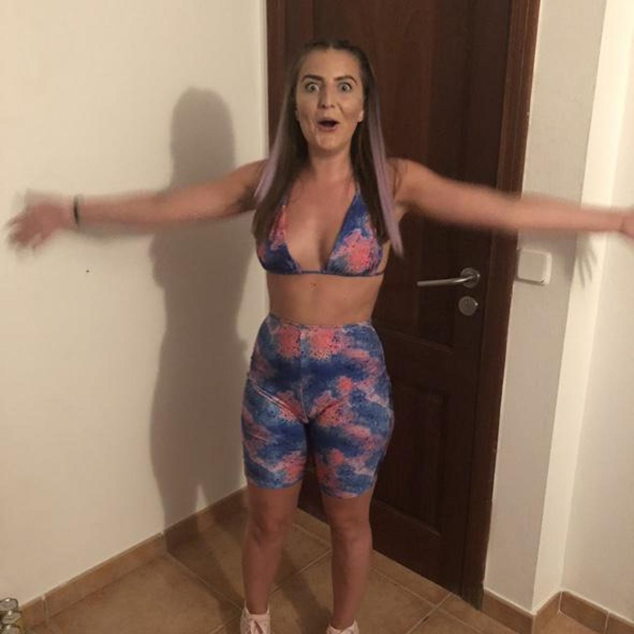 TWO PIECE Handmade by Glitter romance Worn once... Depop