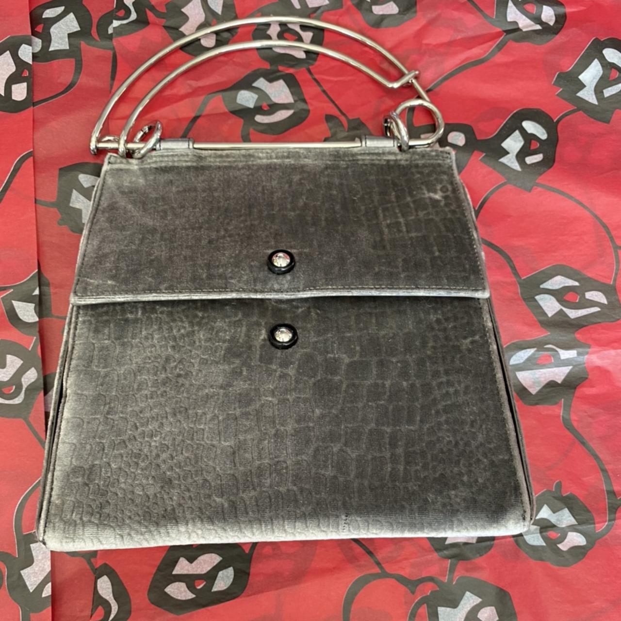 Grey small bag with chain option Top handle... - Depop