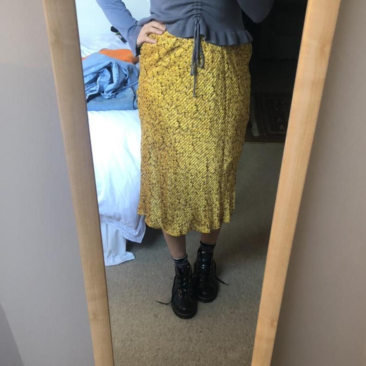 Gold skirt outlet m&s