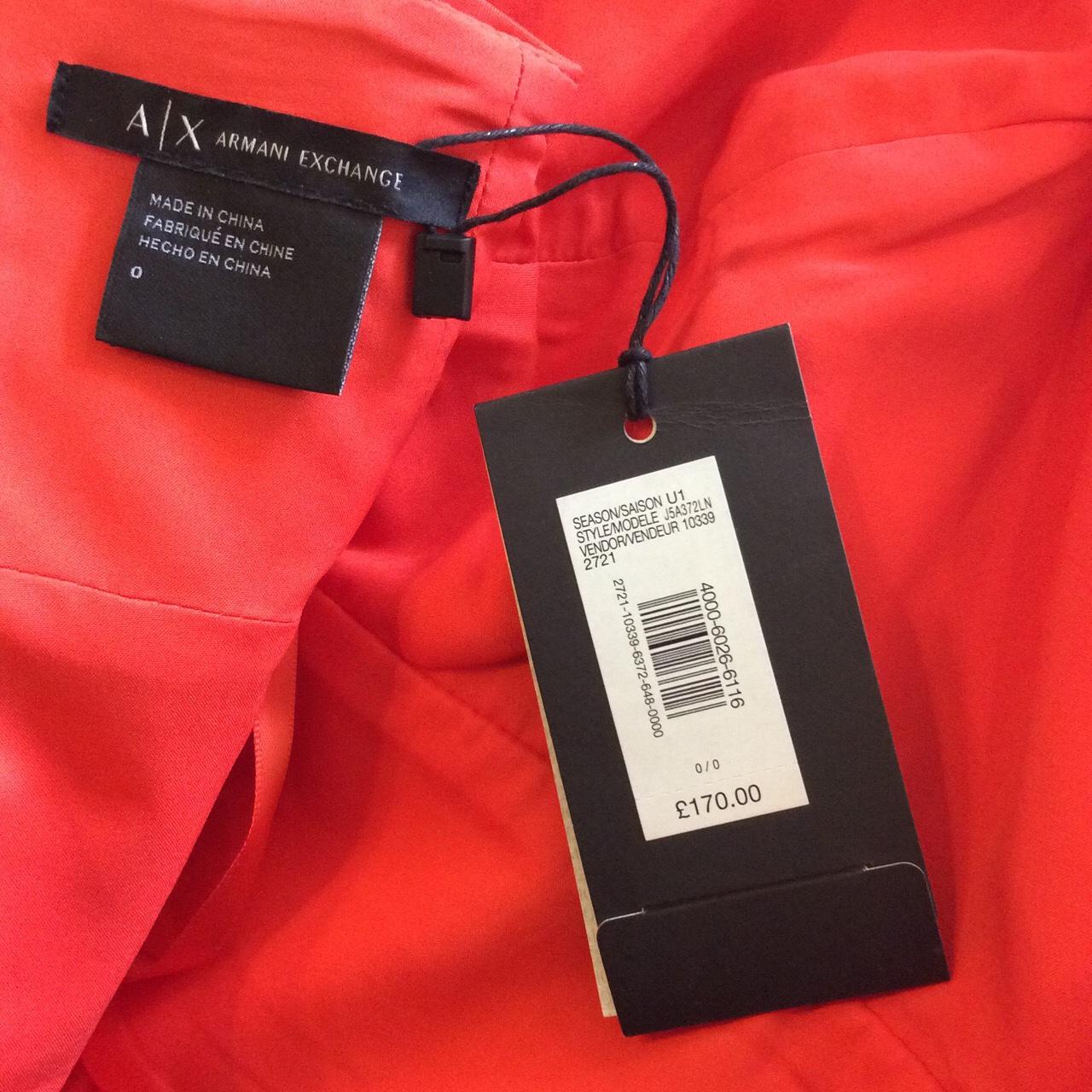 Armani exchange made in china best sale